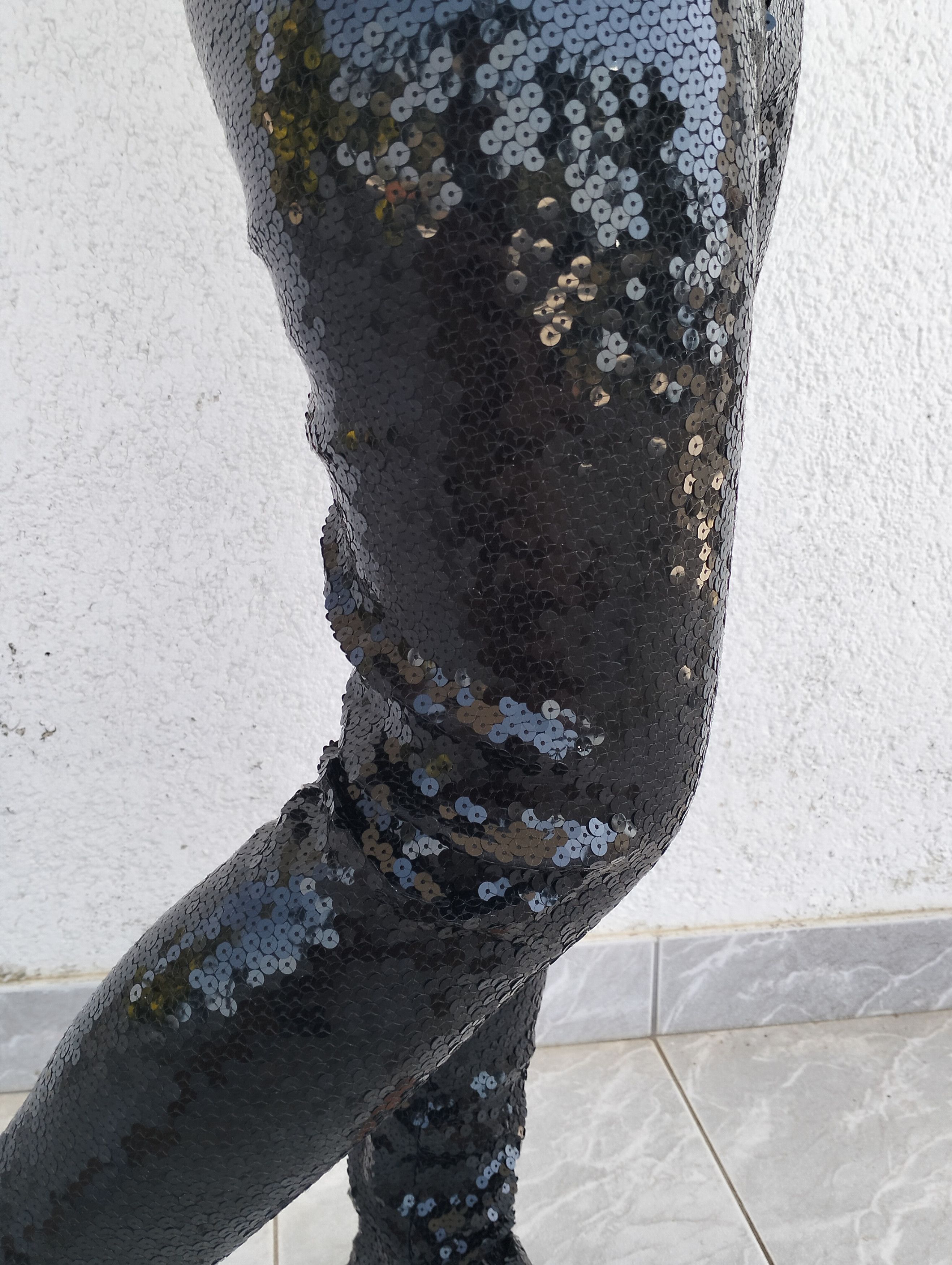 Jean Paul Gaultier Sequin trousers with ankle zippers Size 28" / US 6 / IT 42 - 15 Thumbnail
