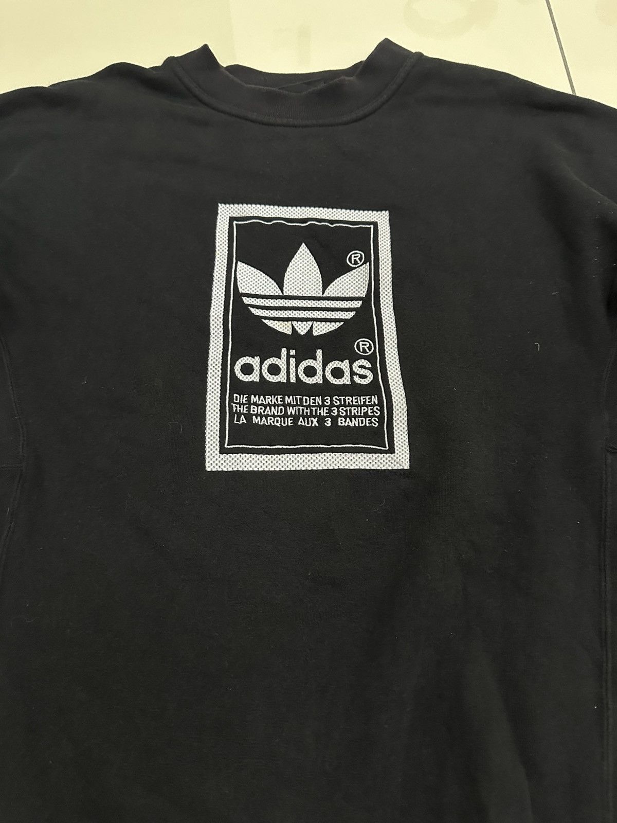 Adidas × Vintage Vintage Adidas Sweatshirt Embroidered Logo Design Size US M / EU 48-50 / 2 - 4 Thumbnail