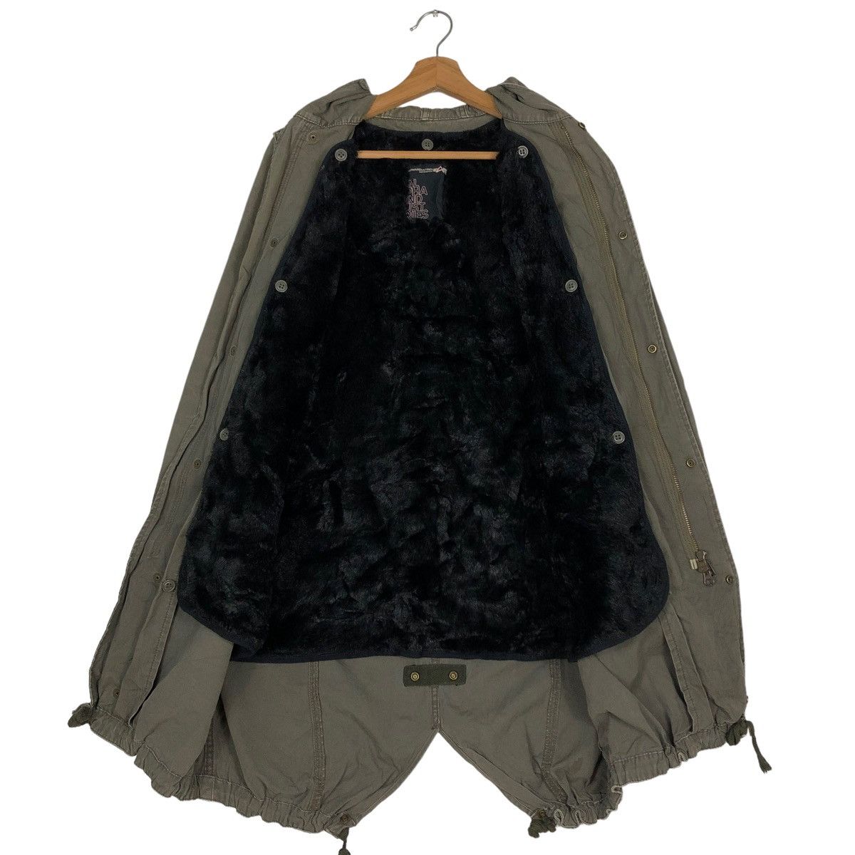 Alpha Industries 🔥VINTAGE PARKA JACKET ALPHA INDUSTRIES MINK FUR BLANKET USA Size US M / EU 48-50 / 2 - 14 Thumbnail