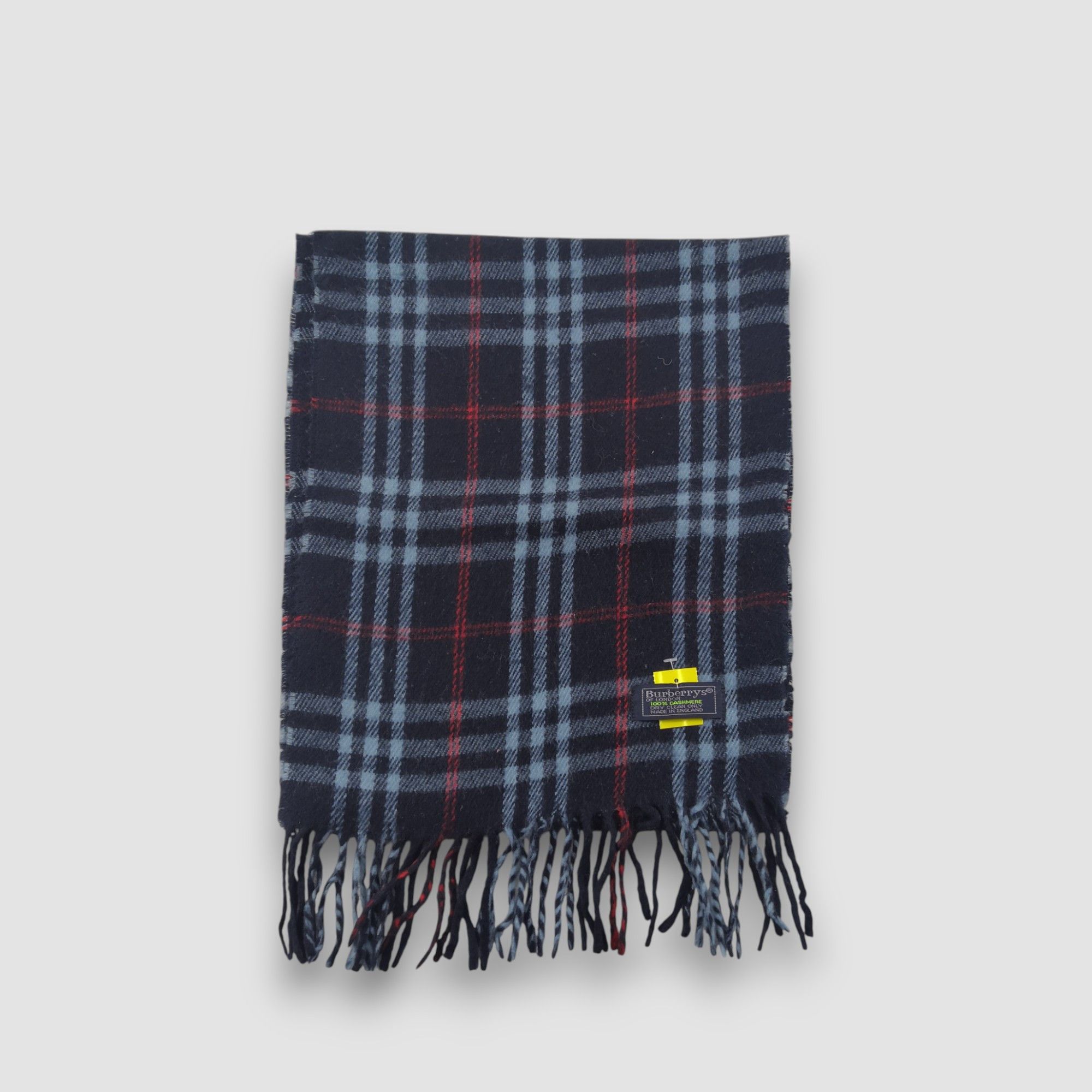 Burberry Vintage Burberry Scarf Tartan Muffler Cashmere Scarves Size ONE SIZE - 2 Thumbnail