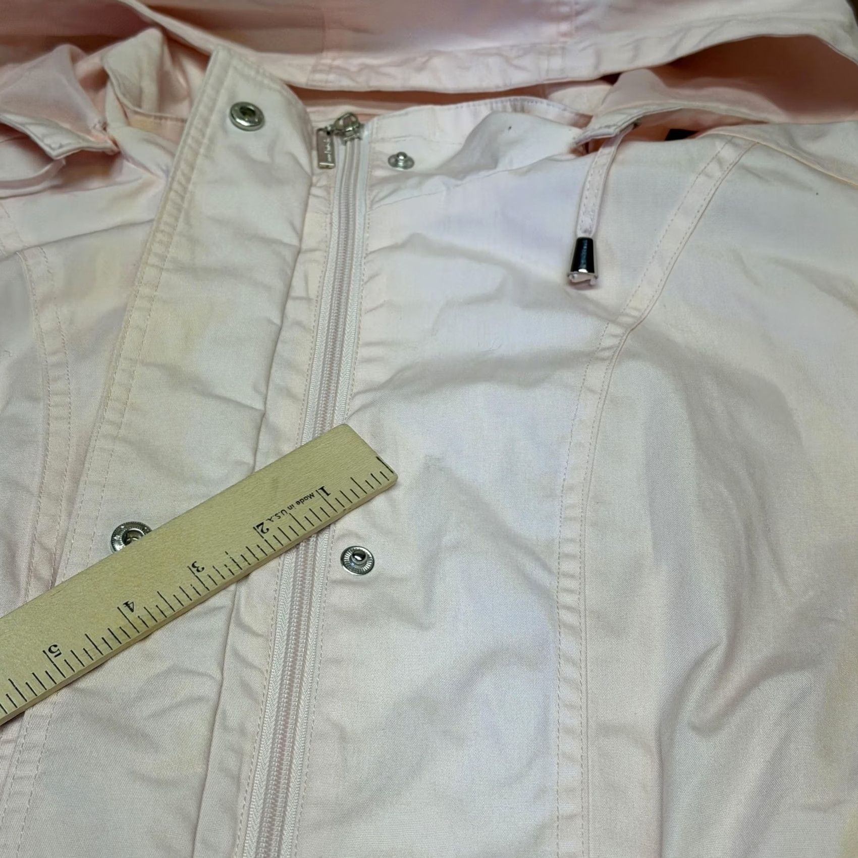 Mackintosh Mackintosh New England Jacket Womens XL Pink Floral Embroidered Hooded Anorak Size XL / US 12-14 / IT 48-50 - 7 Thumbnail
