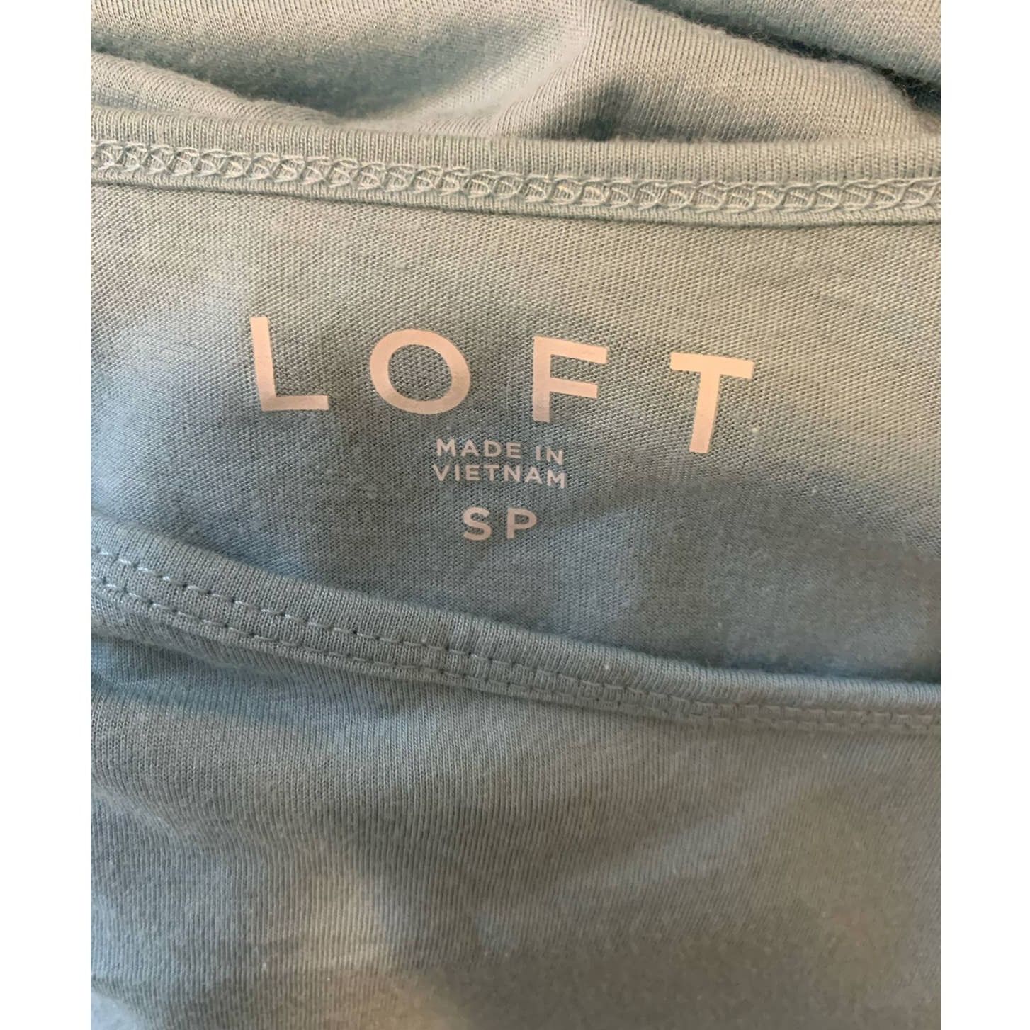 Loft LOFT Blue Long Sleeves Tiered Top Size S Size S / US 4 / IT 40 - 3 Thumbnail