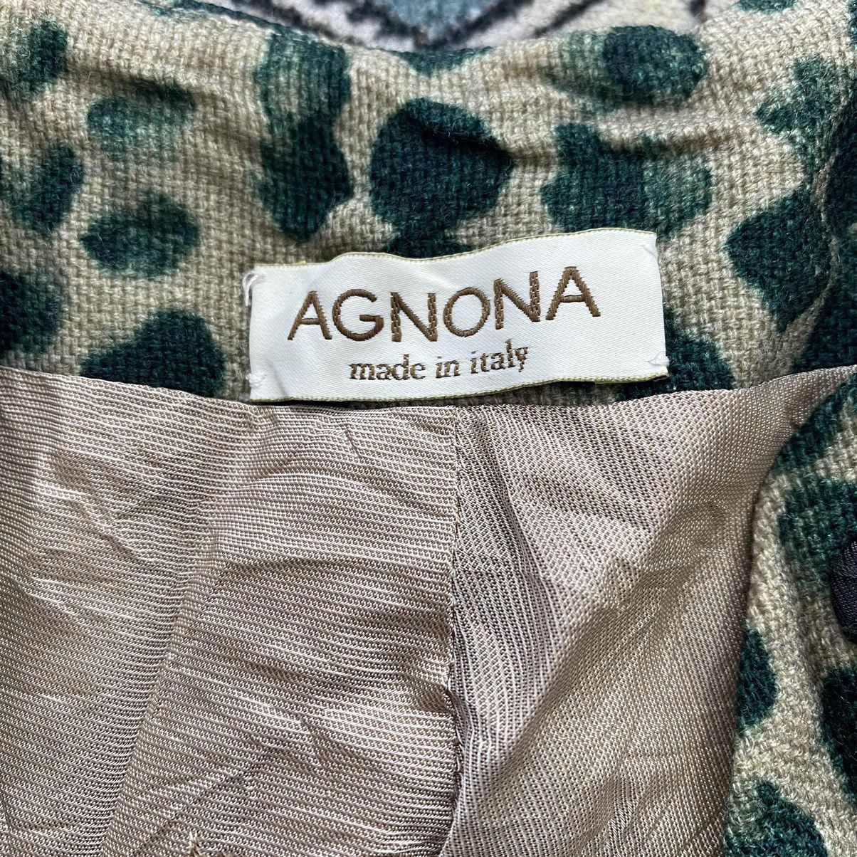 Agnona AGNONA Italian Brand Polka Dots Design Coat Size L / US 10 / IT 46 - 3 Thumbnail
