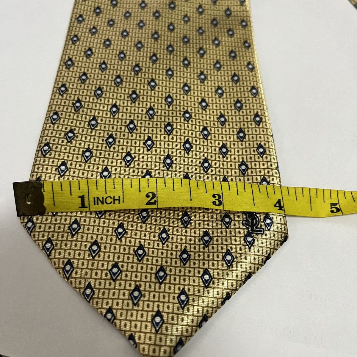 Yves Saint Laurent Vintage Yves Saint Laurent Diamond Pattern Silk Tie Size ONE SIZE - 6 Thumbnail