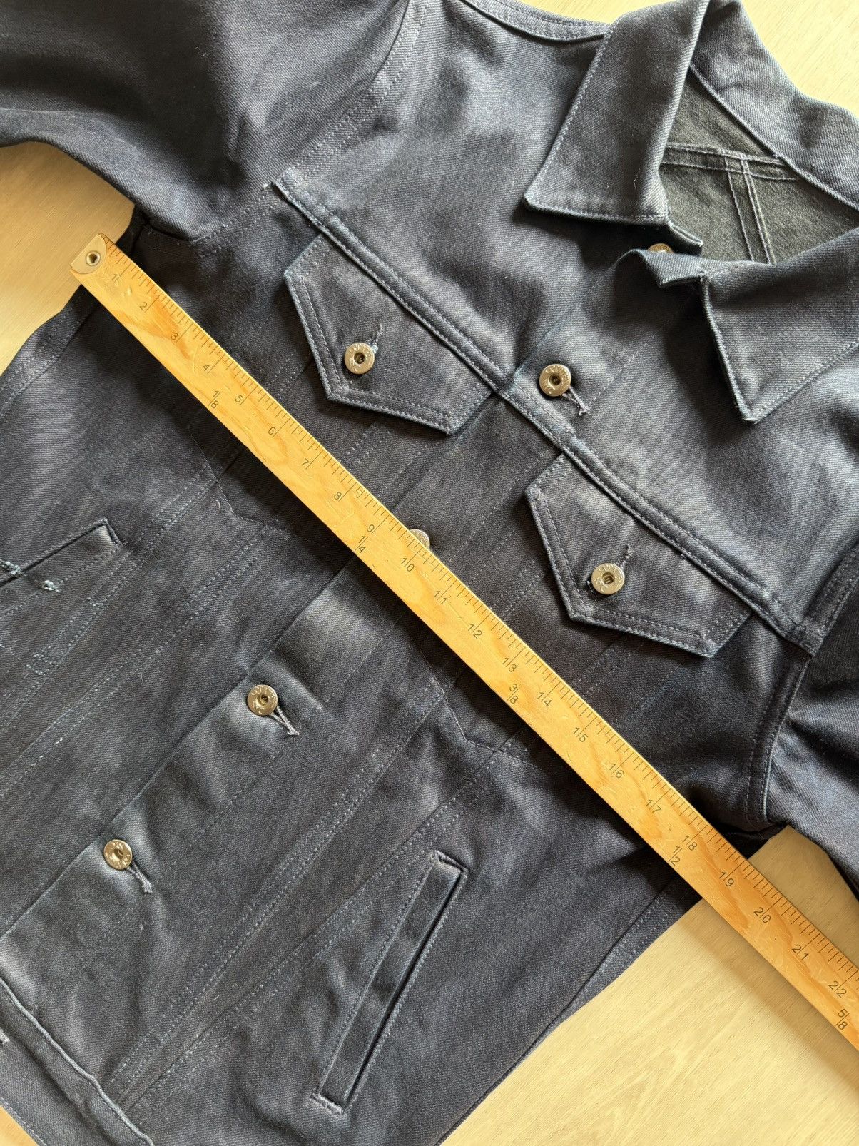Gustin 6Sixteen Beast Duck Selvedge Denim Trucker Sz M *flaws Size US S / EU 44-46 / 1 - 4 Thumbnail