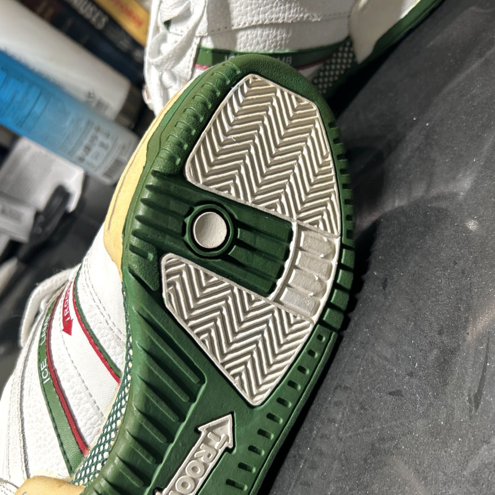 Vintage VINTAGE Troop Hip Hop Sneaker Men Size 4.5 White Green Y2K Troop Ice Lamb Sneakers Size US 5 / EU 37 - 7 Thumbnail