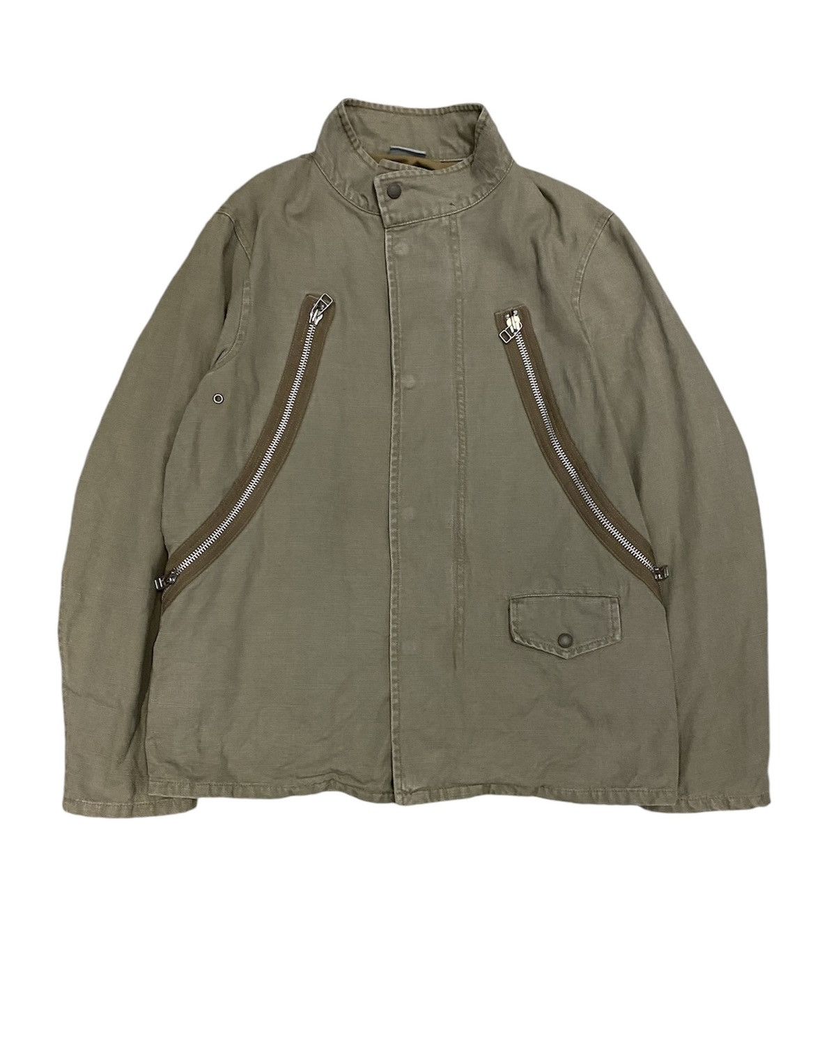 Japanese Brand 1990s Westborne Japan Large “5 zip” Dual Zipper 180 Degree Size US L / EU 52-54 / 3 - 1 Thumbnail