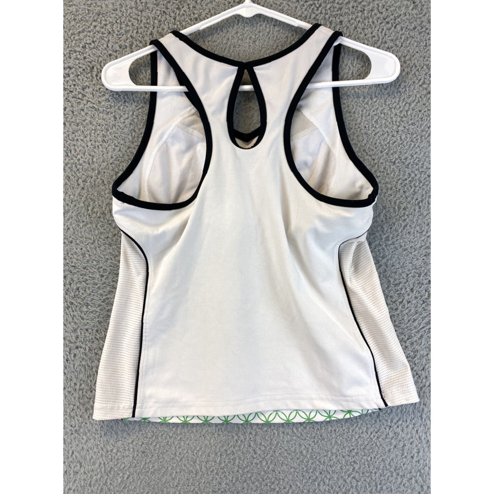 Nike Nike Women’s Drifit Size L Green Black Active Workout Tank top / 59-11 Size L / US 10 / IT 46 - 6 Thumbnail
