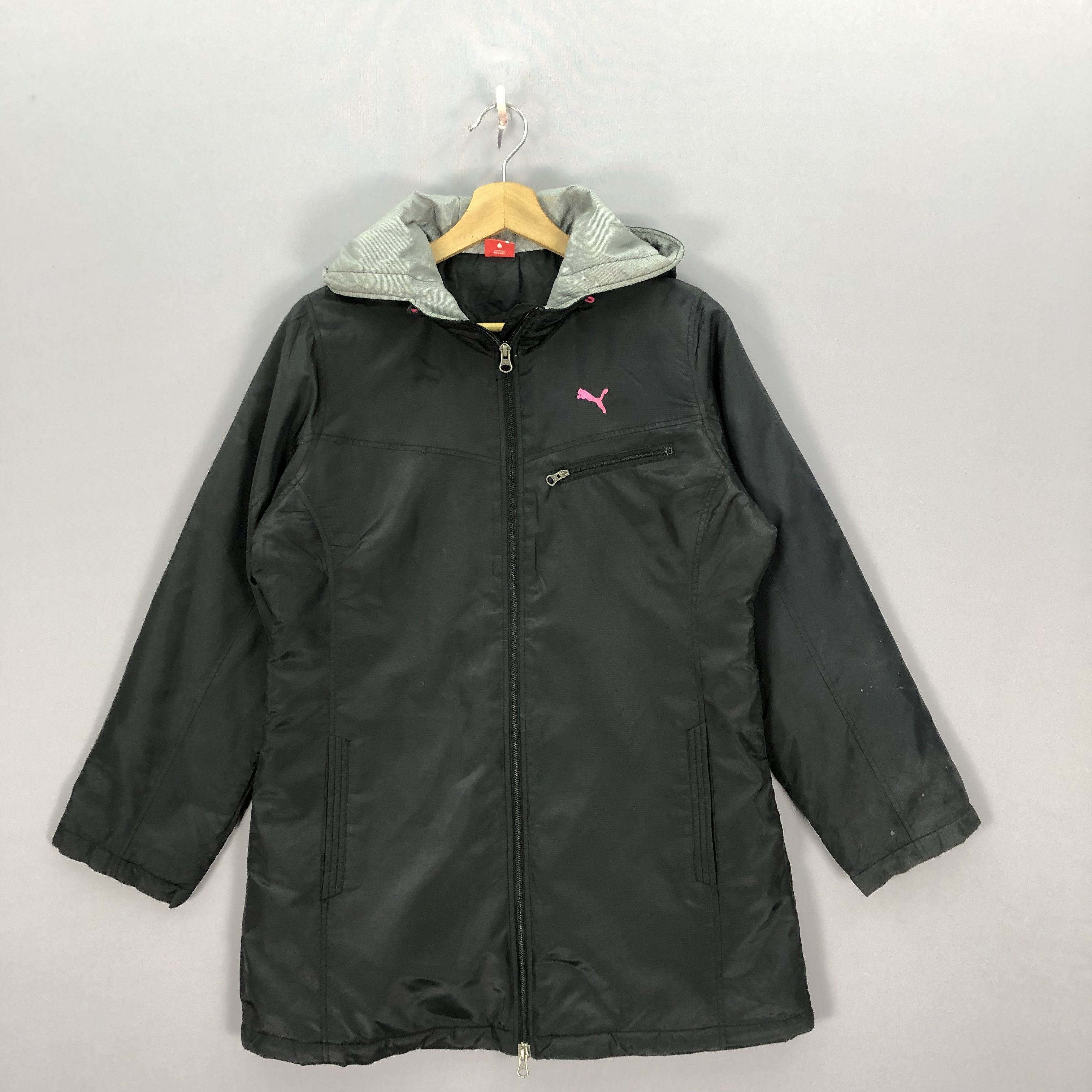 Puma Vintage Puma Puffer Hoodie Zipper Jacket Size US M / EU 48-50 / 2 - 1 Thumbnail