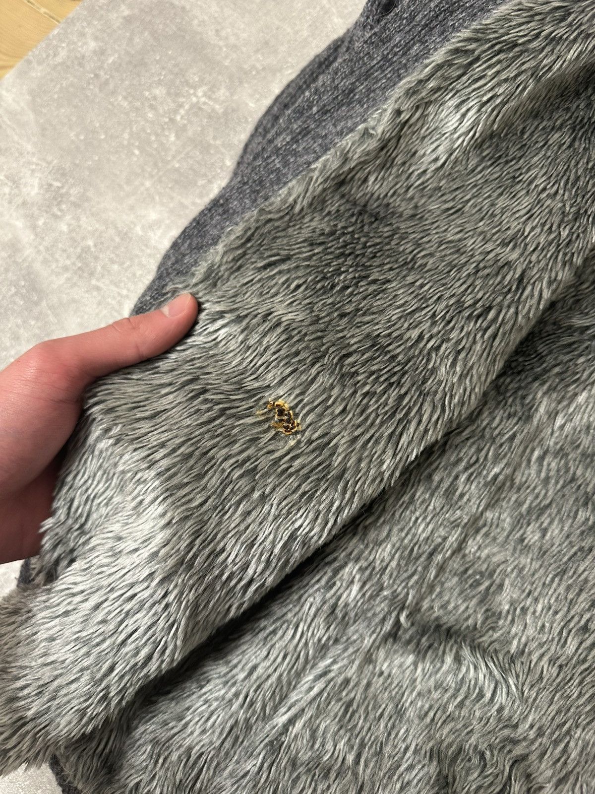 Japanese Brand × Vintage Y2K Japanese Full Fur Hoodie Knit Sweater LGB Style Size US L / EU 52-54 / 3 - 7 Thumbnail
