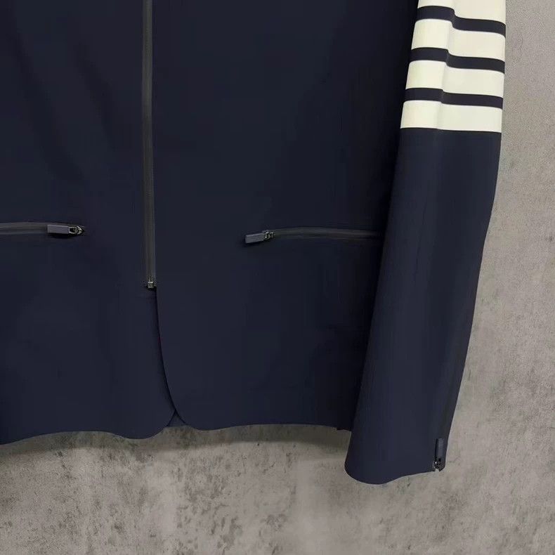 Thom Browne Thom Browne sizeM Hard shell striped jacket coat Size US S / EU 44-46 / 1 - 3 Thumbnail