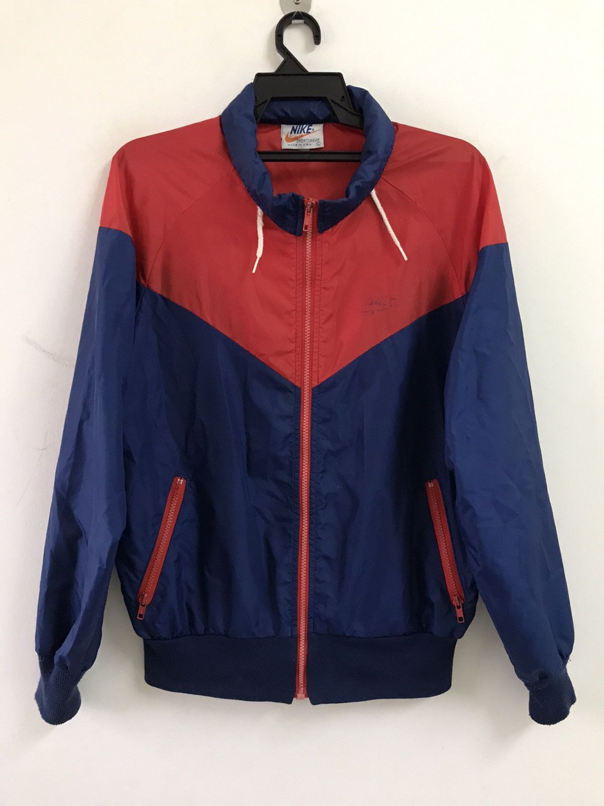 Nike × Vintage Nike Windbreaker Hooded Jacket Made in USA Size US M / EU 48-50 / 2 - 1 Thumbnail