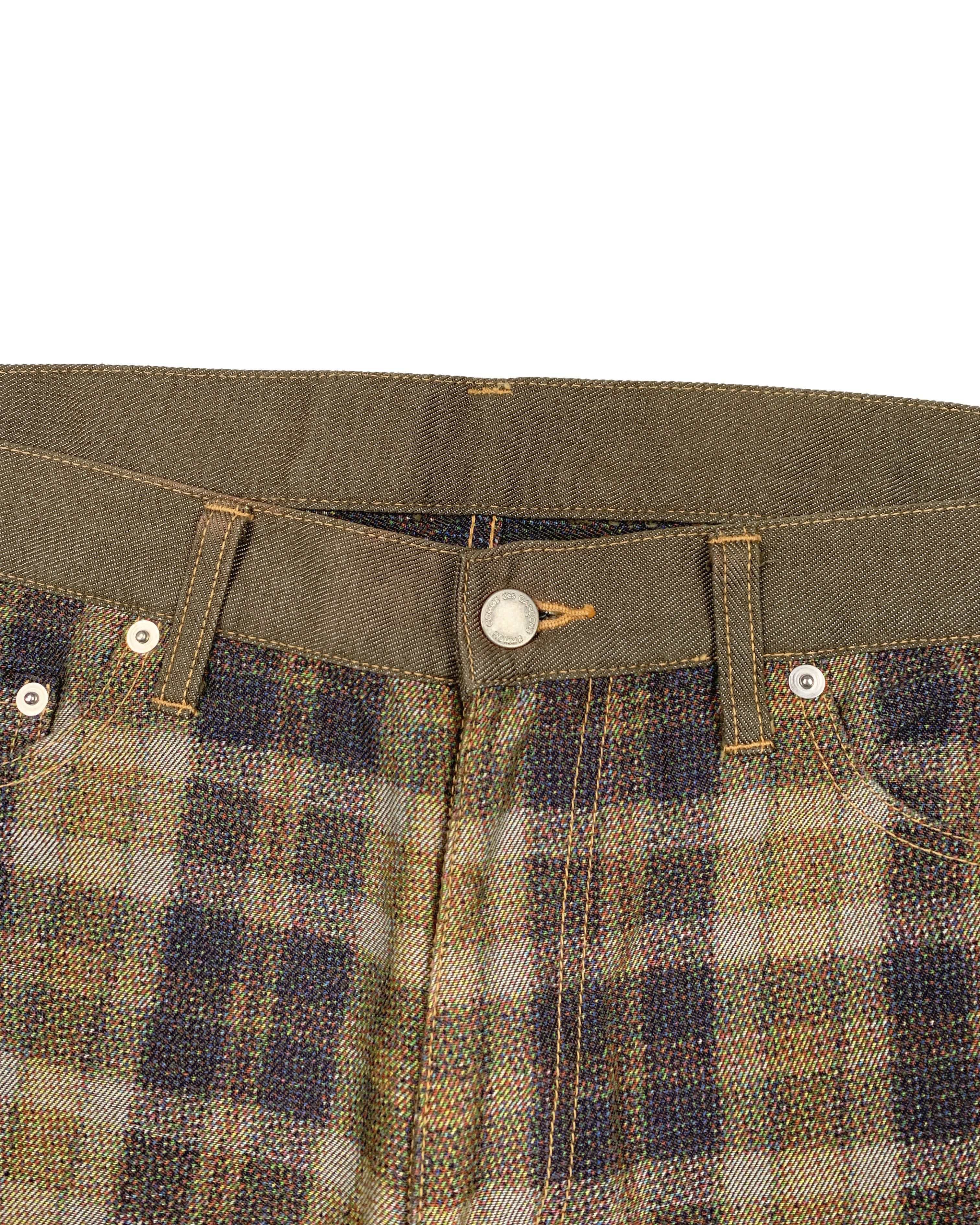 Comme des Garcons Homme Plus 2003 Pixel Plaid Pants Size US 34 / EU 50 - 6 Thumbnail