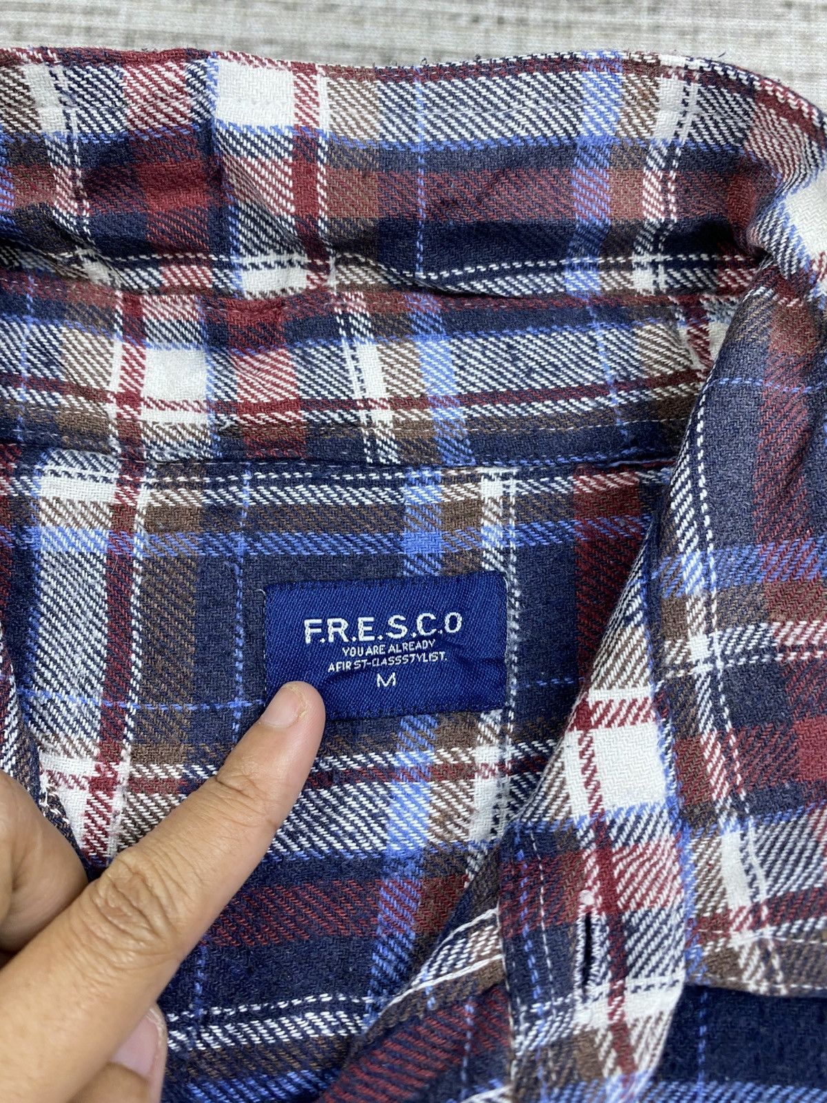 Japanese Brand × Vintage Vintage F.R.E.S.C.O Multicolour Plaid Button Ups Shirt Size US M / EU 48-50 / 2 - 6 Thumbnail