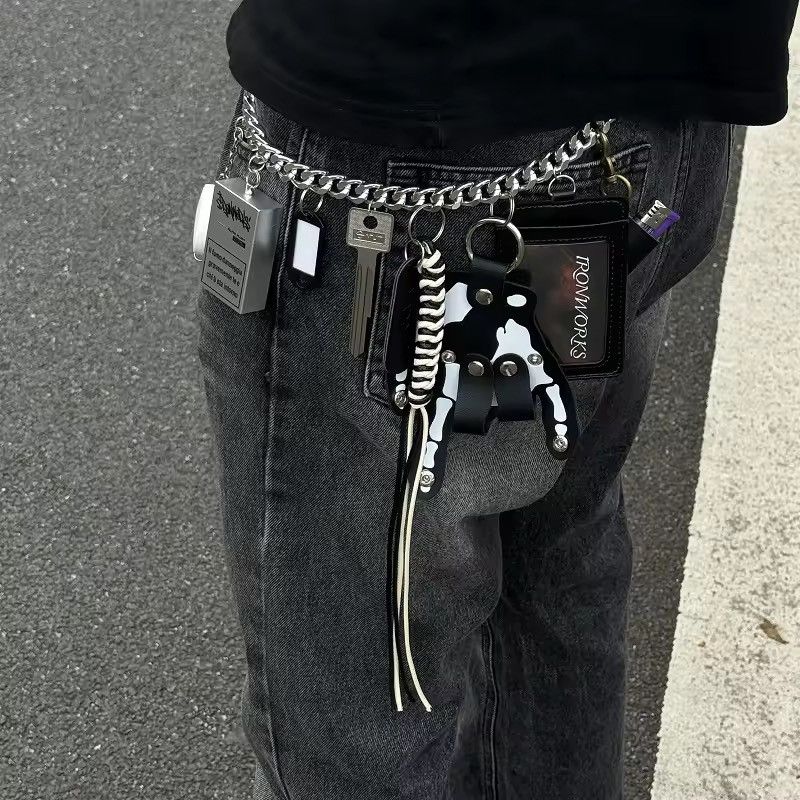 Other Outdoor Punk Skeleton Design Keychain Pants Chain Size ONE SIZE - 1 Thumbnail