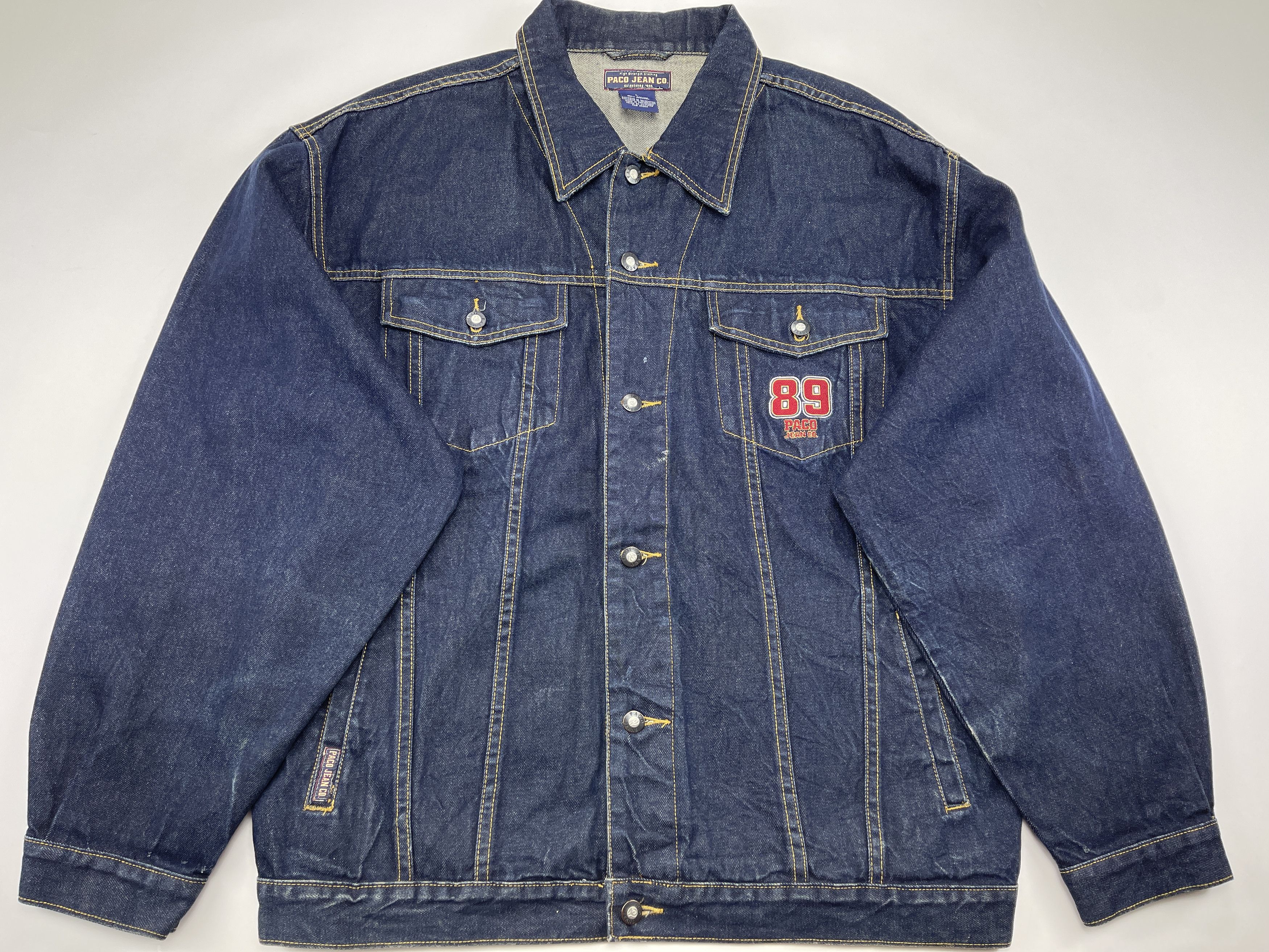 Vintage Paco jacket, Paco Sport, vintage denim jacket, 90s hip hop L Size US L / EU 52-54 / 3 - 2 Thumbnail