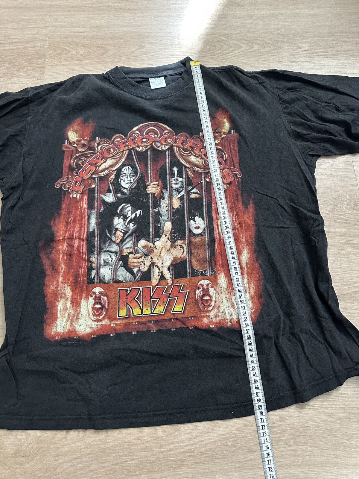 KISS Kiss Single Stitch 1997 Psycho Circus Vintage Band T-Shirt Size US XL / EU 56 / 4 - 6 Thumbnail