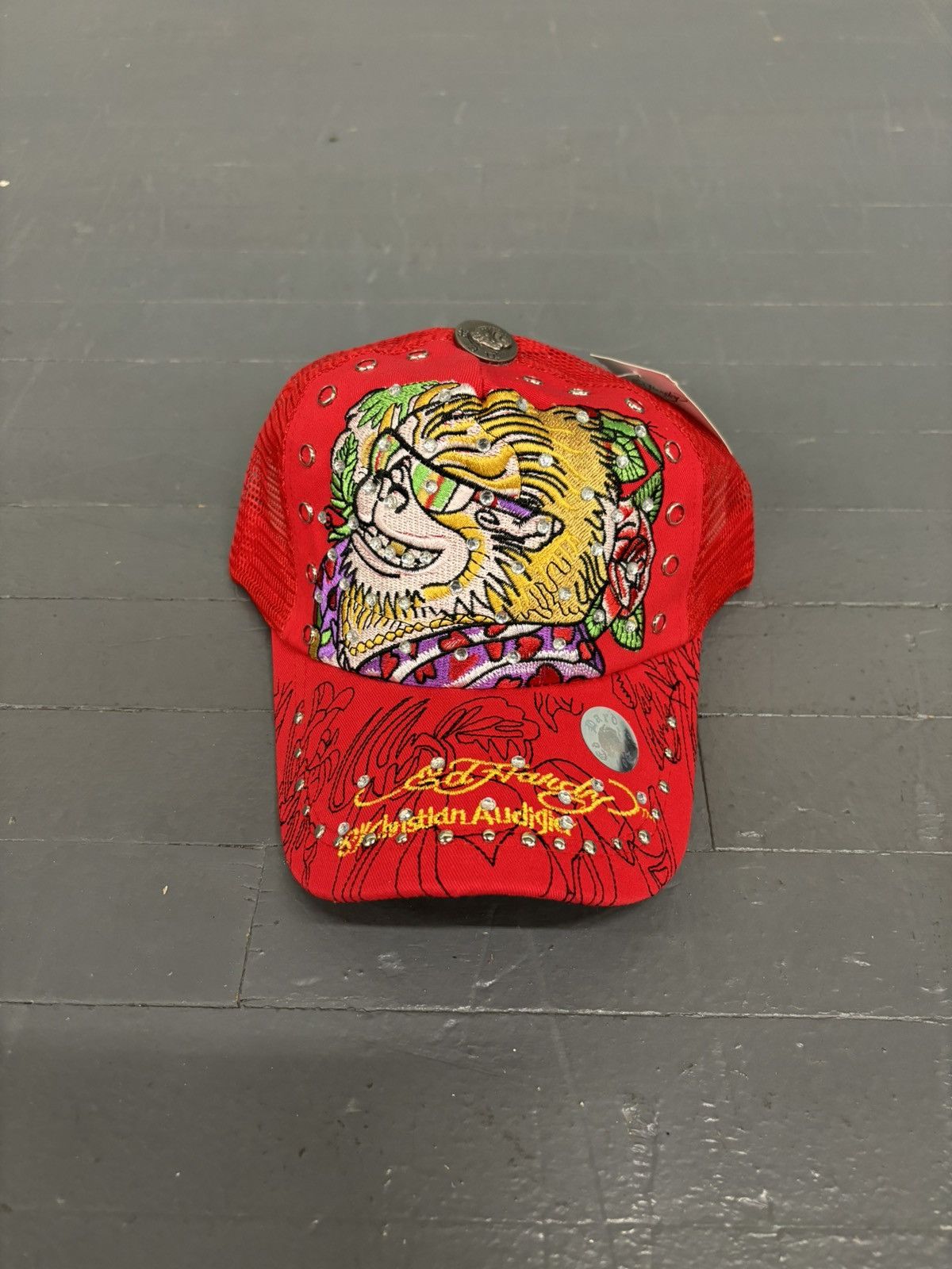 Christian Audigier × Ed Hardy × Von Dutch Y2K Ed Hardy hat Size ONE SIZE - 1 Thumbnail