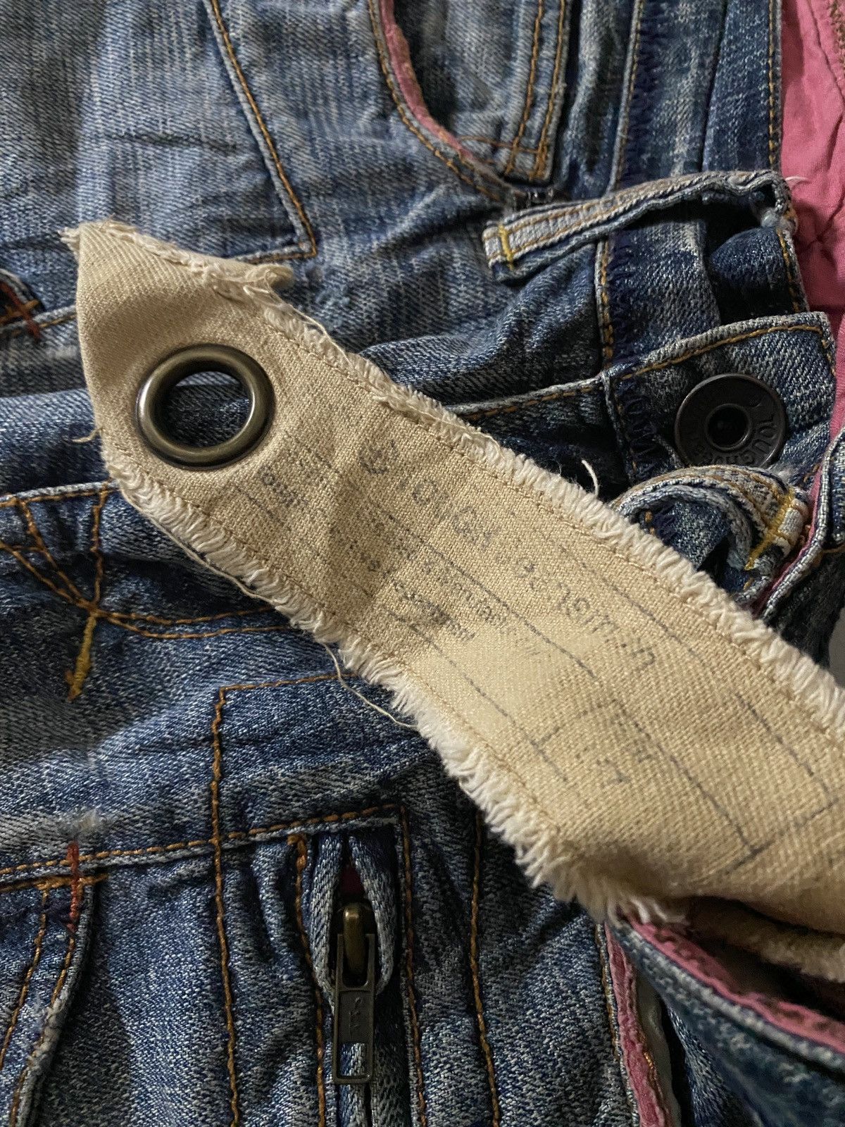 Hysteric Glamour 2000's Tough Multipocket Seawash Flared Jeans Size US 29 - 11 Thumbnail