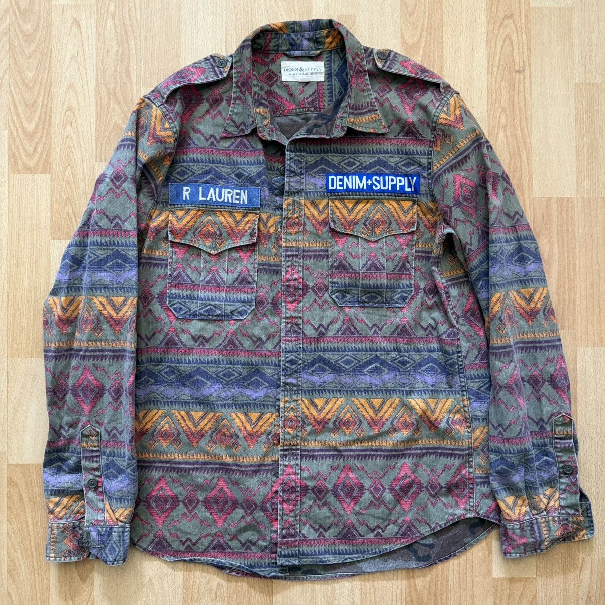 Polo Ralph Lauren × Vintage vintage shirt Polo Ralph Lauren Denim+Supply Hipsters RARE Size US L / EU 52-54 / 3 - 1 Thumbnail