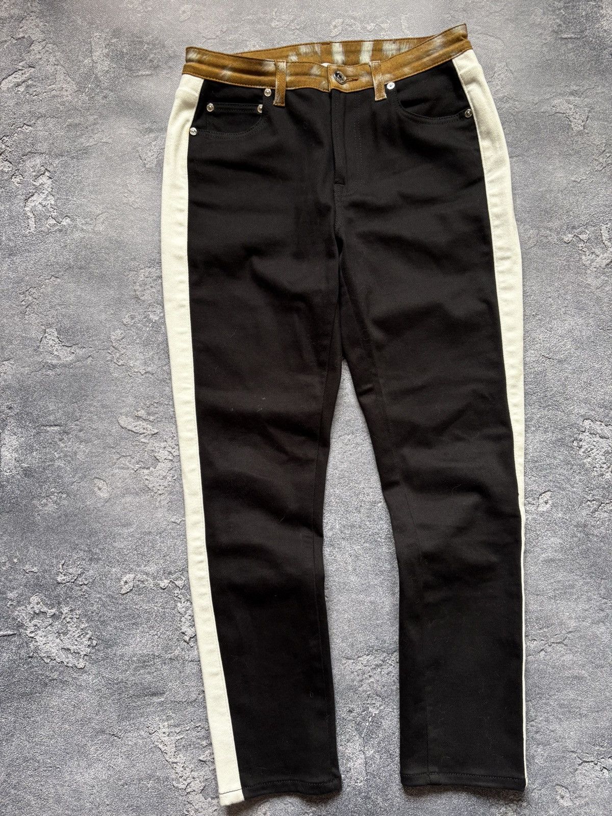 Burberry Burberry London England Luxury Deer Print Stripe Denim Pants Size 28" / US 6 / IT 42 - 5 Thumbnail