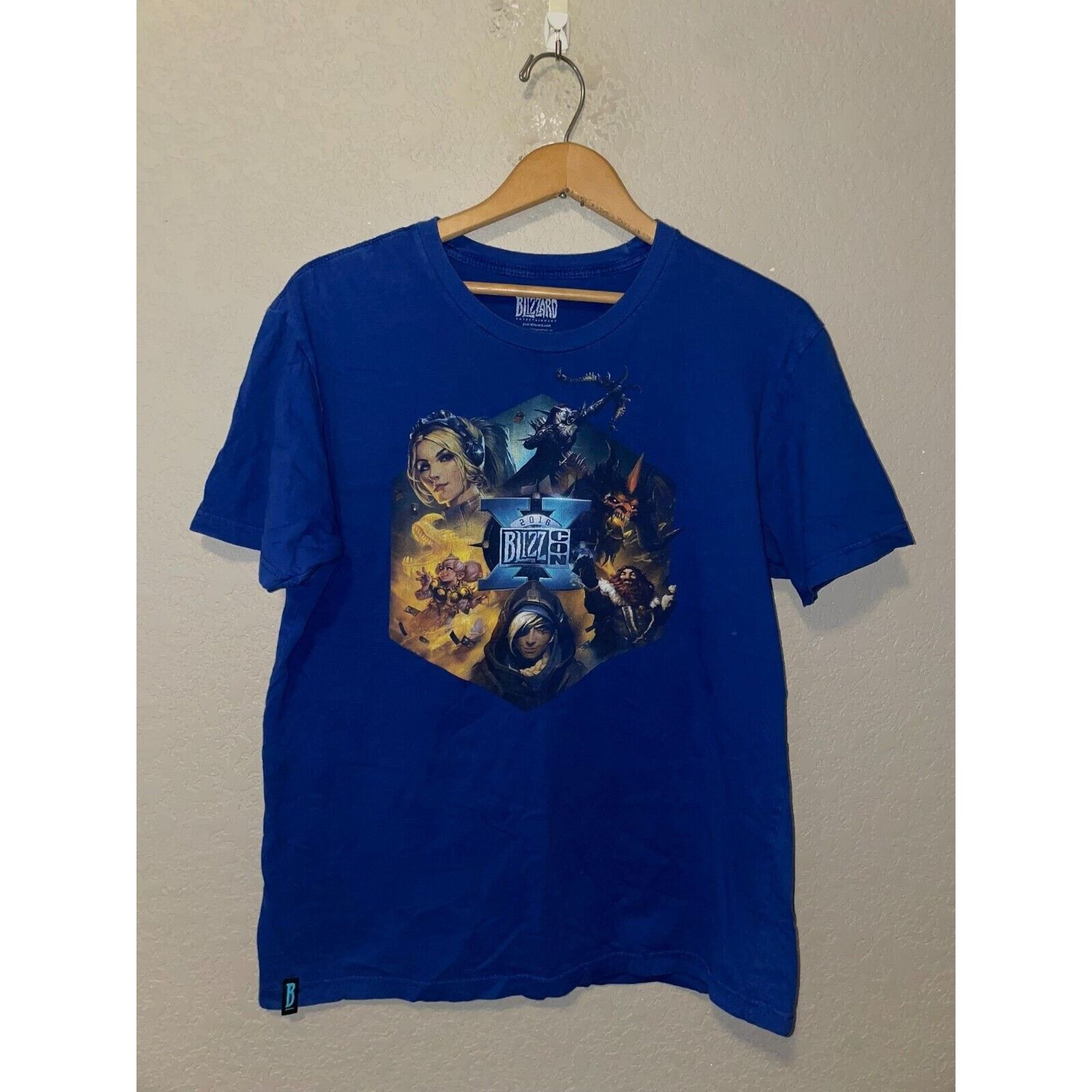 Vintage Blizzcon Shirt 2016 Blizz Con Blizzard Video Game Blue Tee L Size US L / EU 52-54 / 3 - 1 Thumbnail