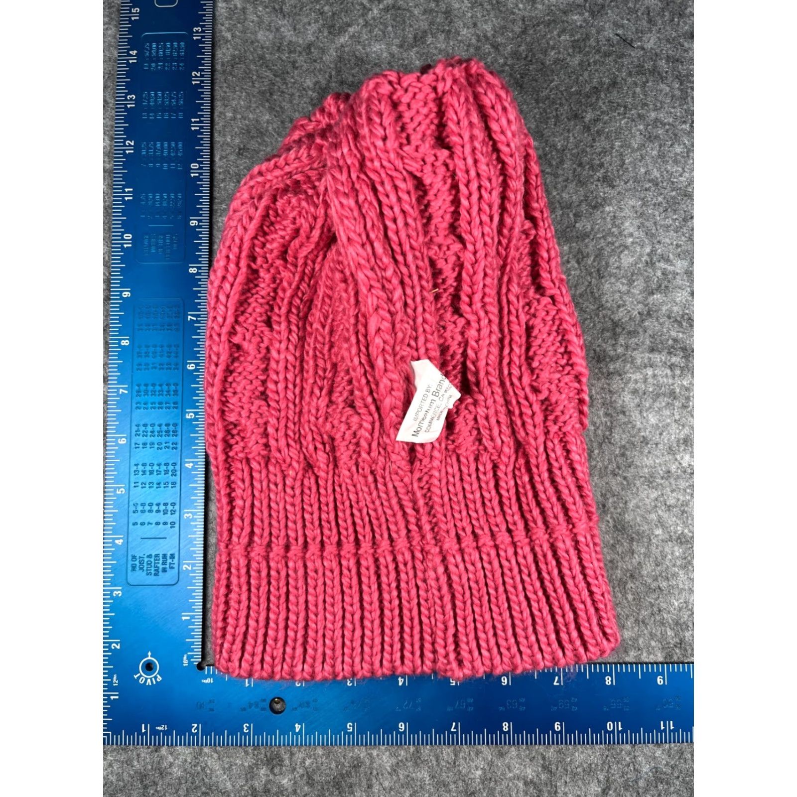 Pinko Momentum Brands Beanie Toque Adult One Size Pink Cable Knit 100% Polyester NEW Women Hat Beanie Winter Outdoor Ski Mens Womens Size ONE SIZE - 7 Thumbnail