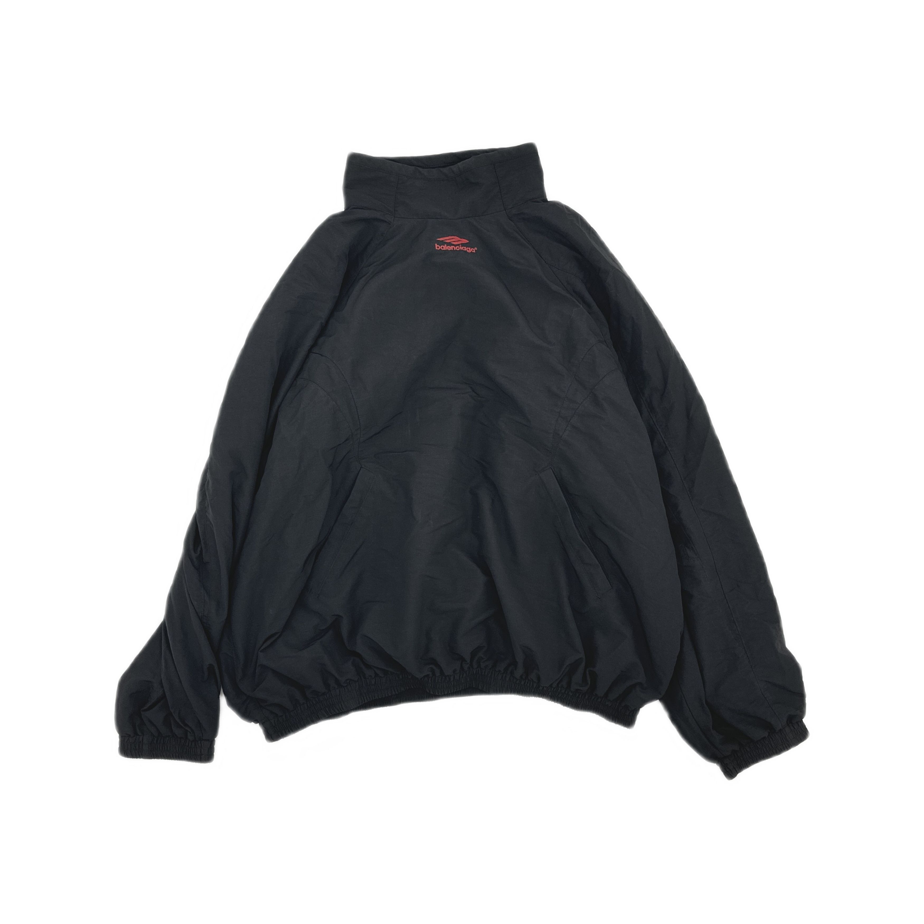 Balenciaga Balenciaga Logo Embroidered Mock Neck Jacket Size M Size M / US 6-8 / IT 42-44 - 1 Thumbnail