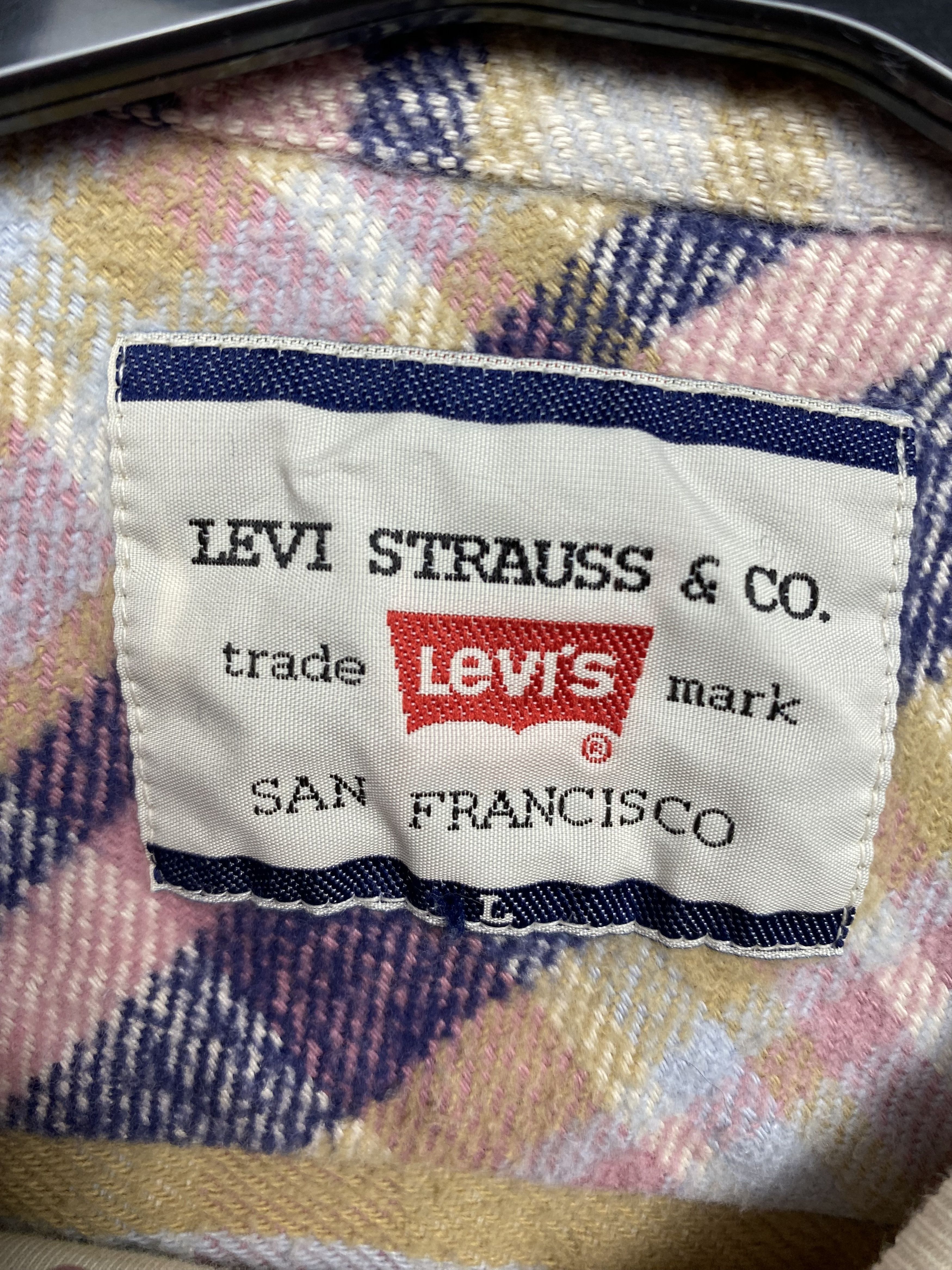 Flannel × Levi's × Levi's Vintage Clothing Levi's 90s Vintage Mens Flannel Plaid Shirt Size US L / EU 52-54 / 3 - 4 Thumbnail