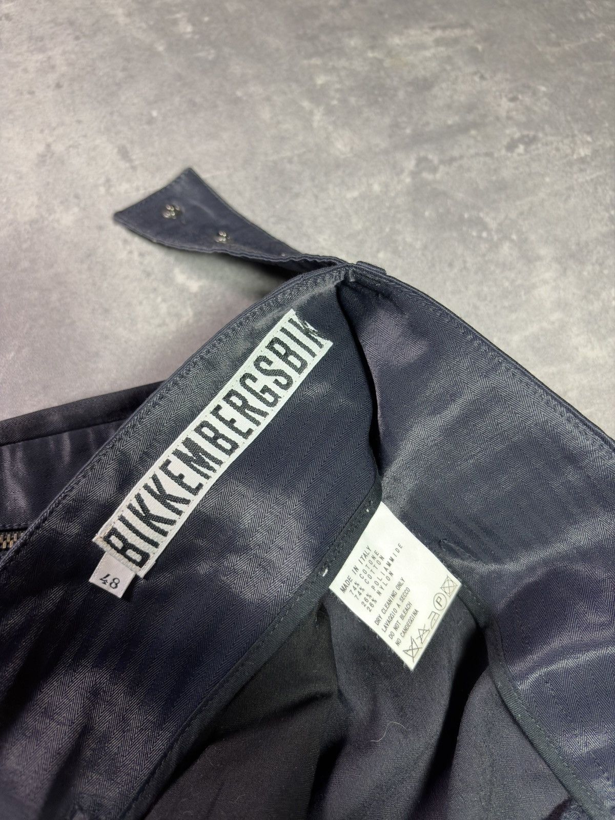 Dirk Bikkembergs 00s Dirk Bikkembergs Wide Leg Striped Belted Pants Flared 48 Size US 32 / EU 48 - 10 Thumbnail