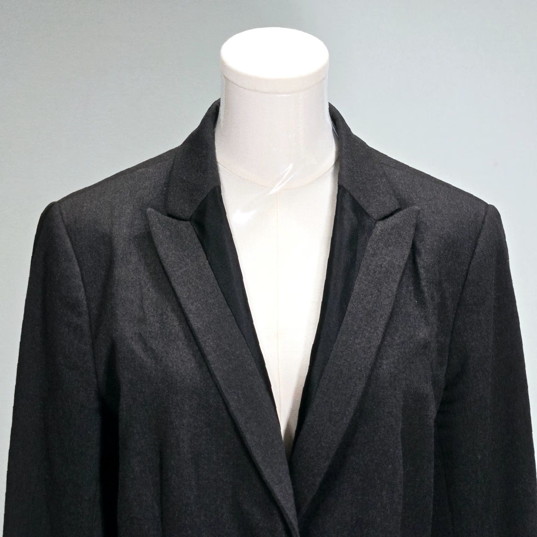 Rag & Bone Rag & Bone Blazer Size 8 Jacket Wool Blend Womens Button Charcoal Lined Size M / US 6-8 / IT 42-44 - 3 Thumbnail