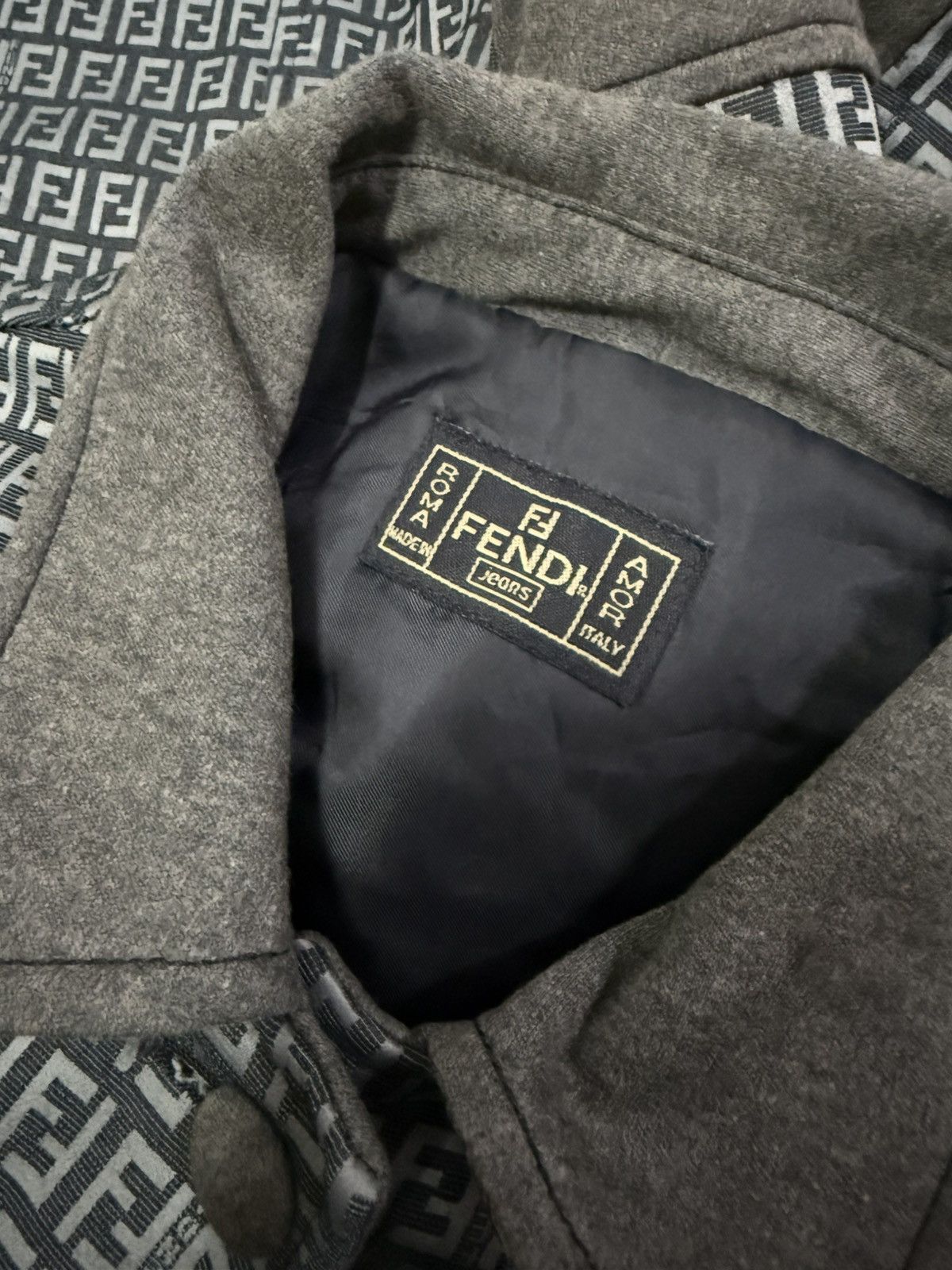 Fendi Fendi Monogram Button Jacket Size M / US 6-8 / IT 42-44 - 7 Thumbnail