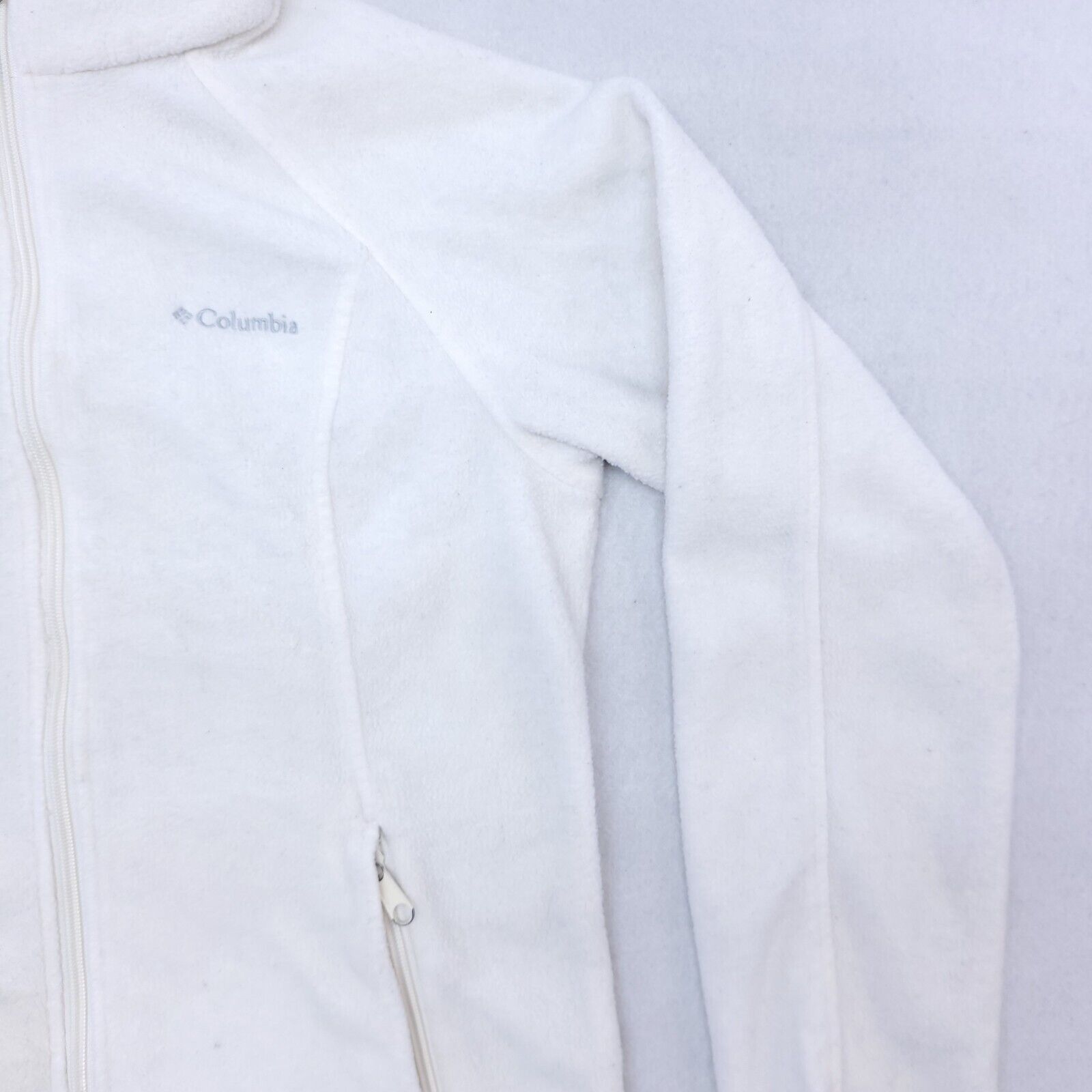 Columbia Columbia Long Sleeve Zip Up Jacket Women Size Medium M White Size M / US 6-8 / IT 42-44 - 5 Thumbnail