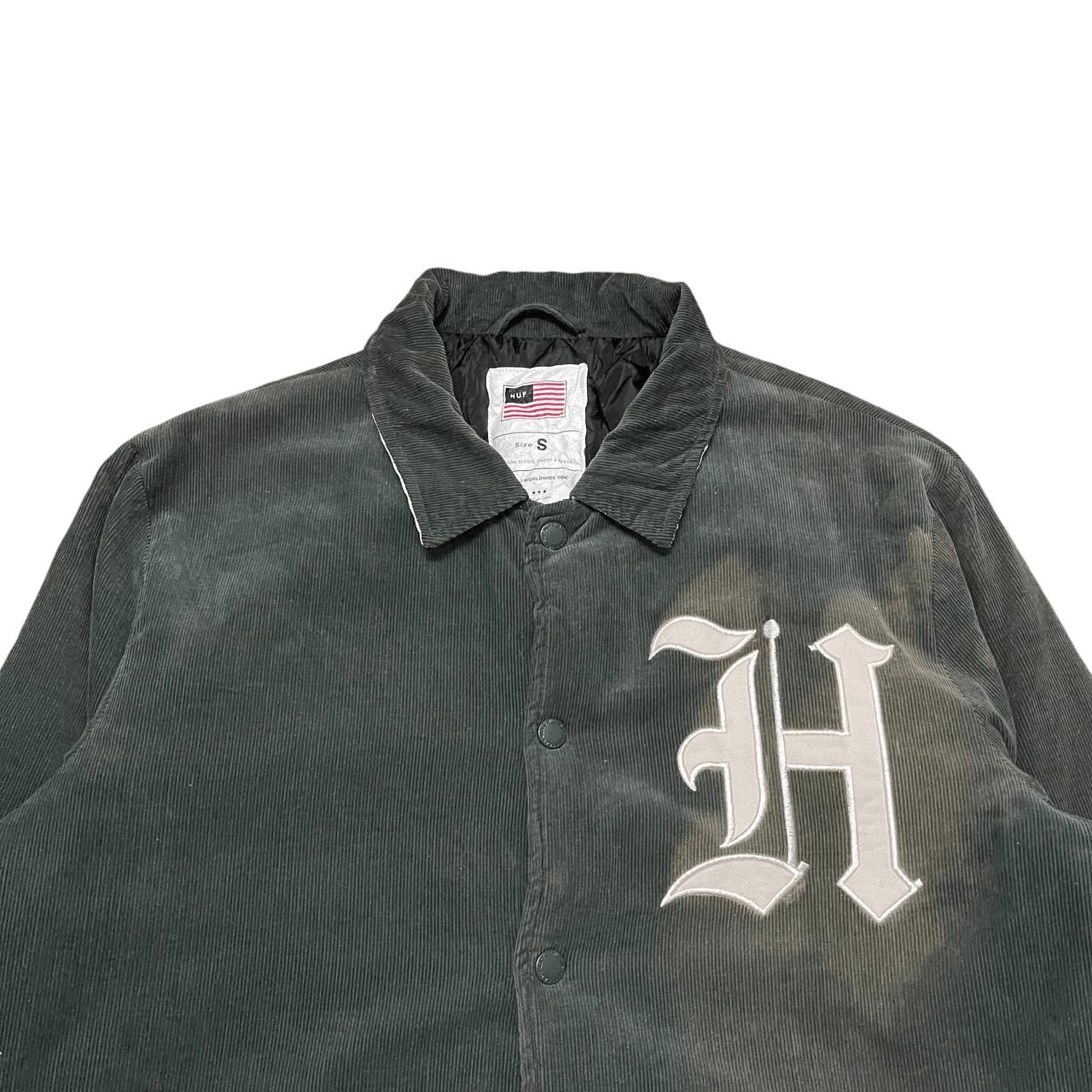 Huf Huf Worldwide Corduroy Varsity Jacket Size US S / EU 44-46 / 1 - 2 Thumbnail