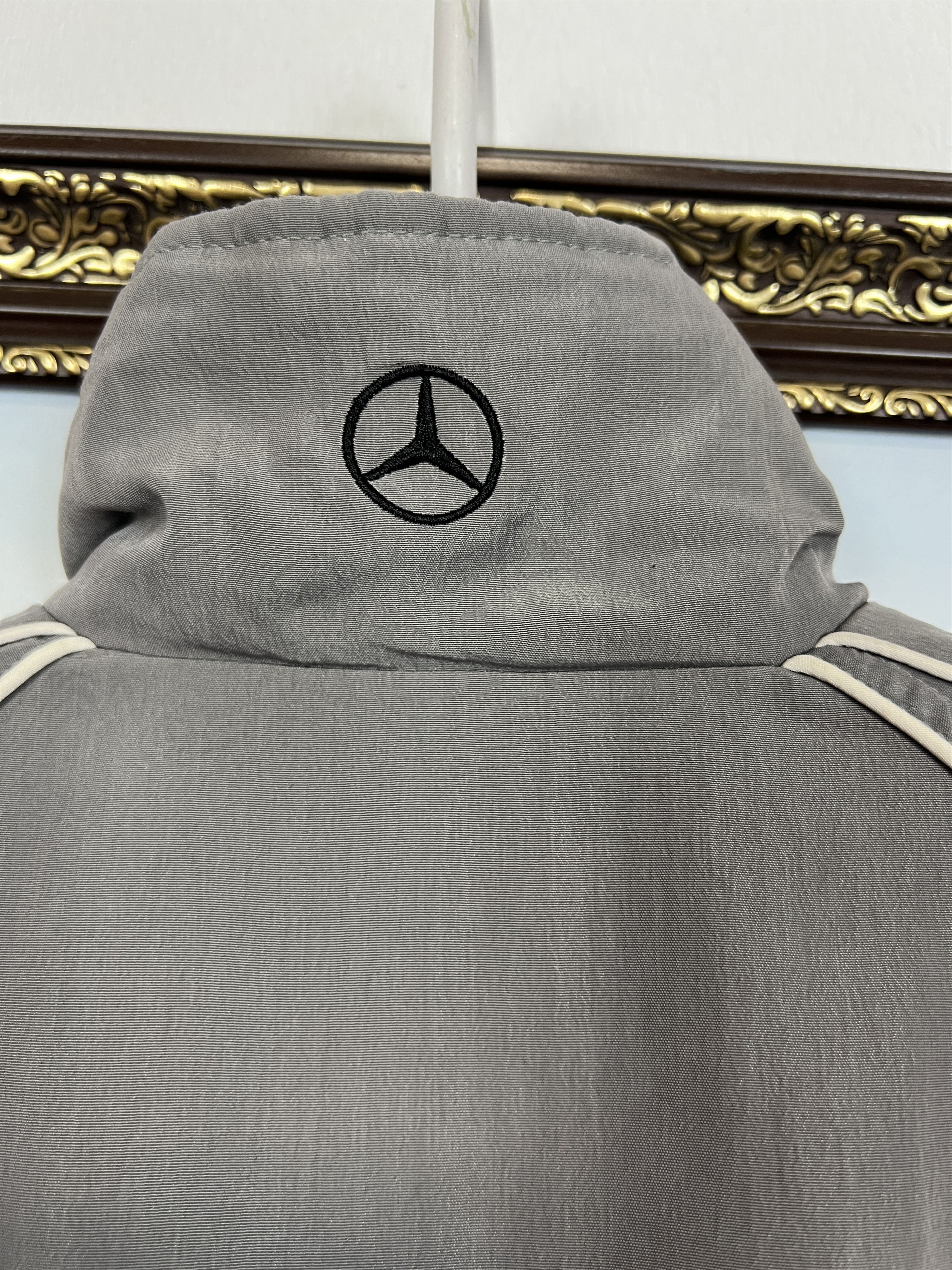 Mercedes-Benz Vintage Mercedes Benz Racing Formula 1 Bomber Warsteiner Size XS / US 0-2 / IT 36-38 - 16 Thumbnail