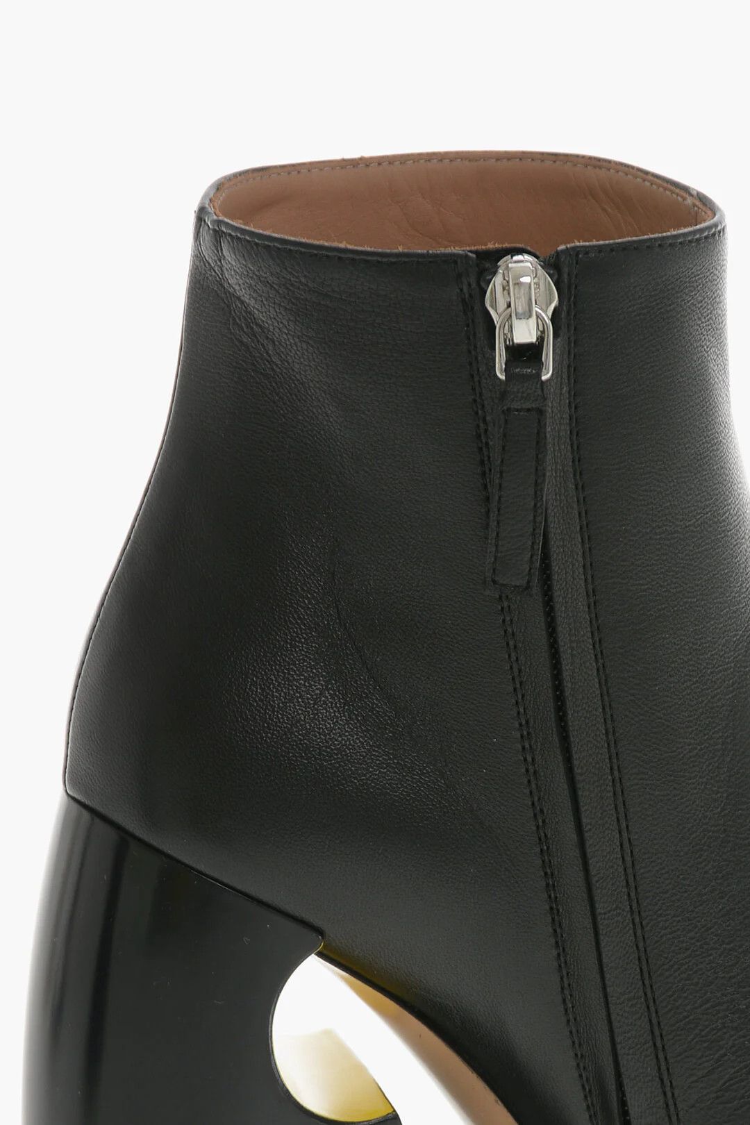 Off-White og1mm0426 Leather Ankle Boots in Black Size US 6 / IT 36 - 4 Thumbnail