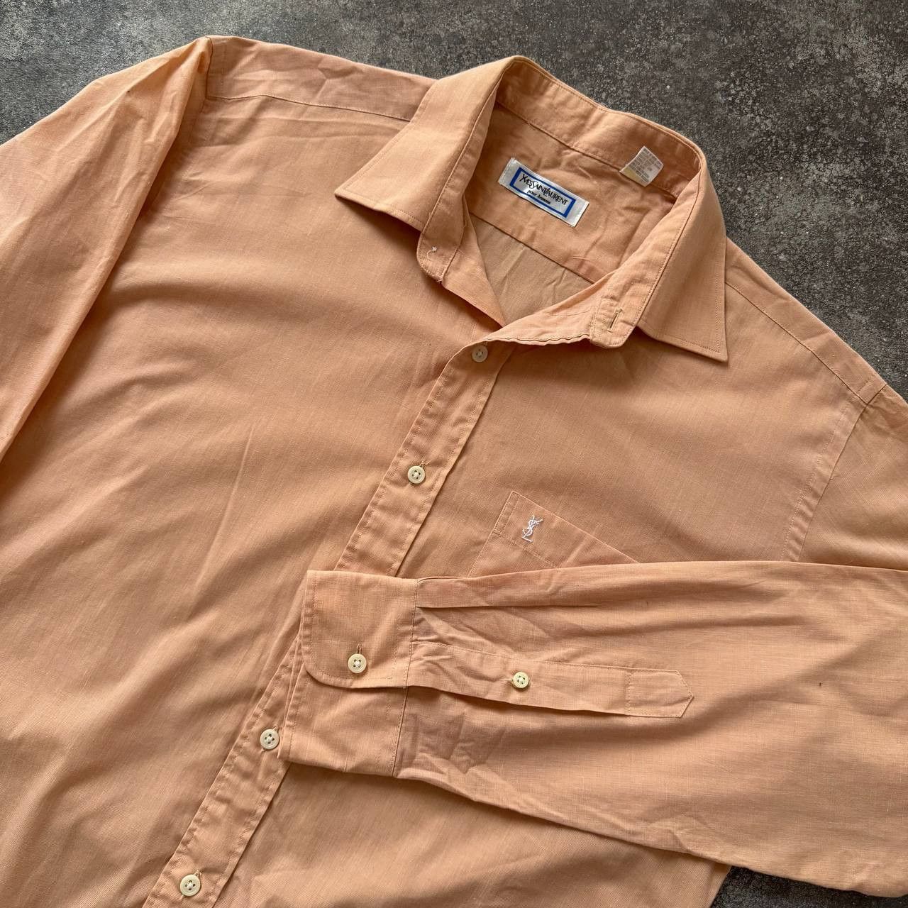 Yves Saint Laurent 80s Yves Saint Laurent Vintage YSL Button Up Shirt Size US M / EU 48-50 / 2 - 1 Thumbnail