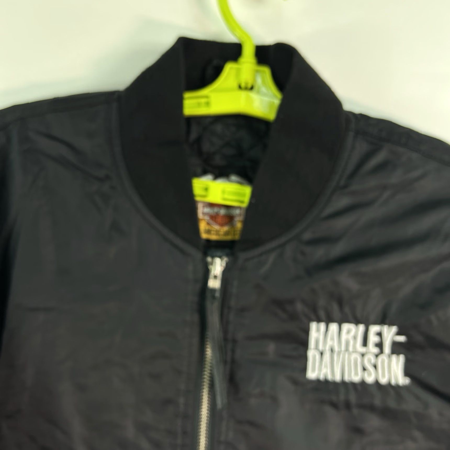 Harley Davidson Harley-Davidson Light Quilted Nylon Embroidered Jacket Men’s S Black USA Size US S / EU 44-46 / 1 - 4 Thumbnail