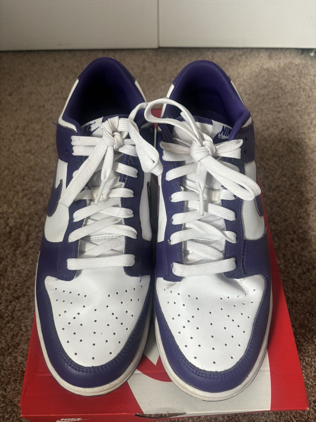 Nike Nike Dunk Low Championship Purple Size US 11 / EU 44 - 2 Thumbnail
