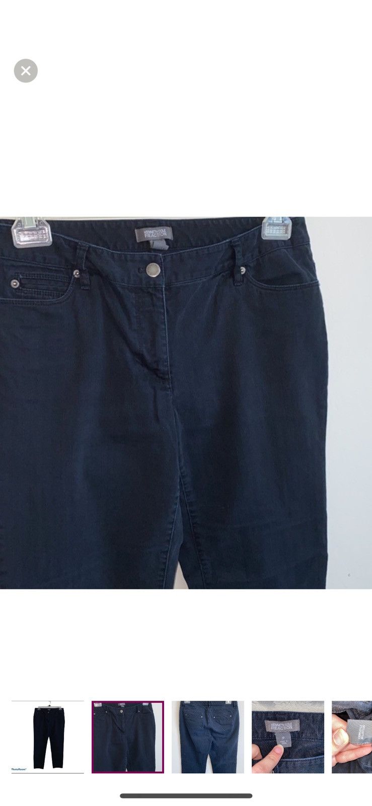 Kenneth Cole Kenneth Cole reaction black straight leg jeans size 12 Size 34" / US 12 / IT 48 - 2 Thumbnail