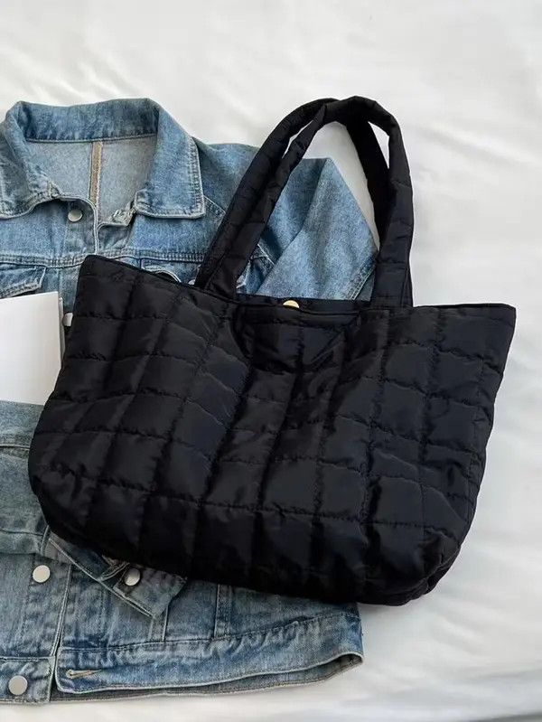 Japanese Brand TOTE BAG VINTAGE JAPANANESE BRAND QUILTED Size ONE SIZE - 4 Thumbnail