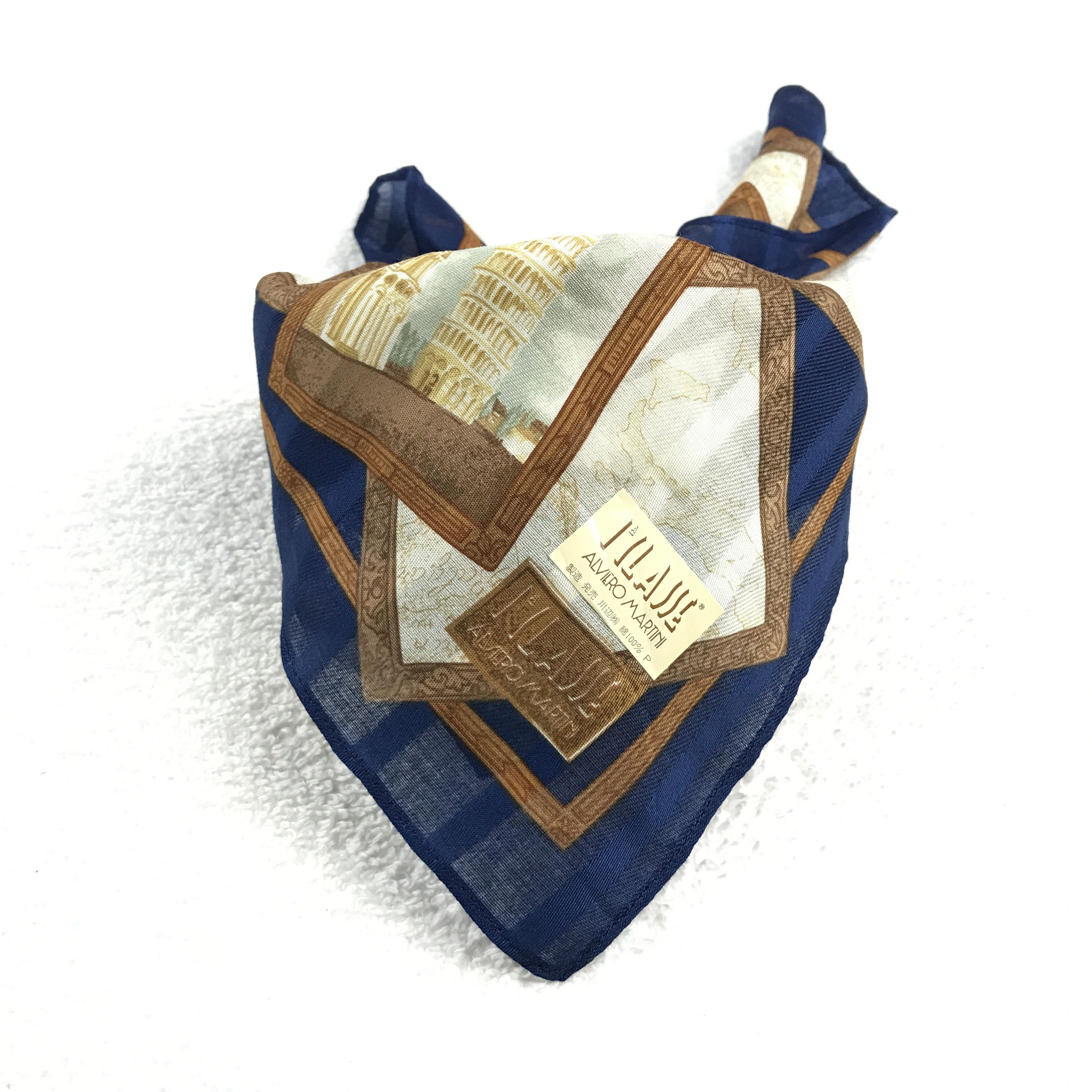 Alviero Martini × Vintage Vintage Alviero Martini Bandana Neckerchief Handkerchief Size ONE SIZE - 4 Thumbnail