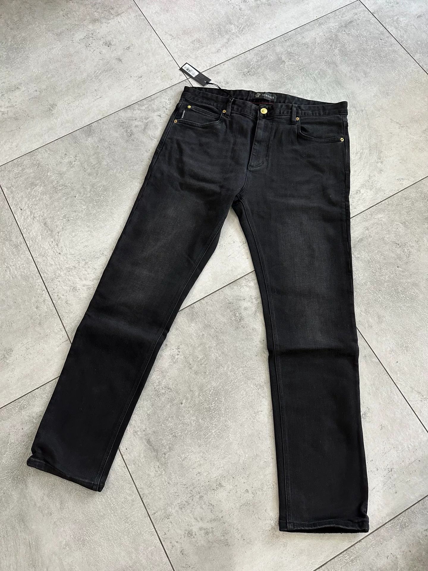 Versace Versace Black Casual Jeans for Men Size US 36 / EU 52 - 1 Thumbnail