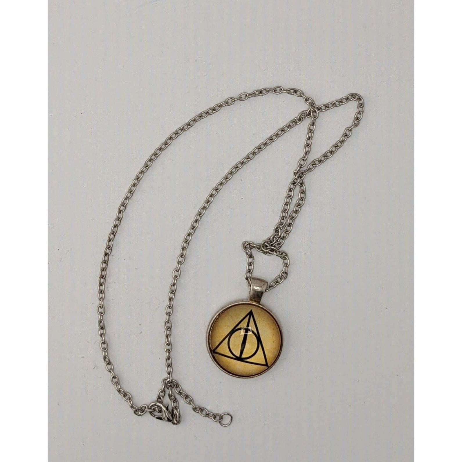 Other Harry Potter Deathly Hallows Symbol Pendant Necklace Size ONE SIZE - 4 Thumbnail
