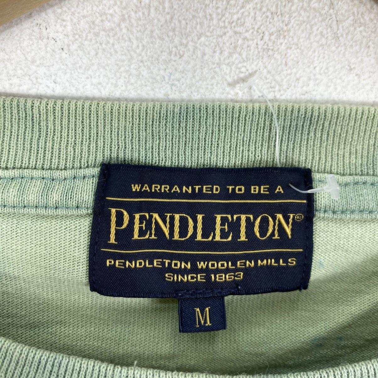 Pendleton Pendleton Japan Harding Back Print Tie Dye L/S Tee Green M Size US M / EU 48-50 / 2 - 7 Thumbnail