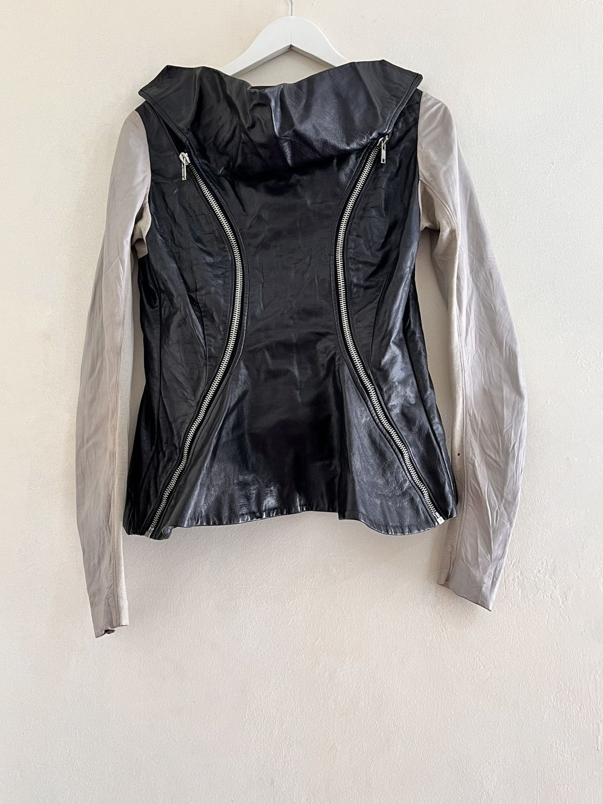 Rick Owens Vinted Leather Jacket Size L / US 10 / IT 46 - 1 Thumbnail
