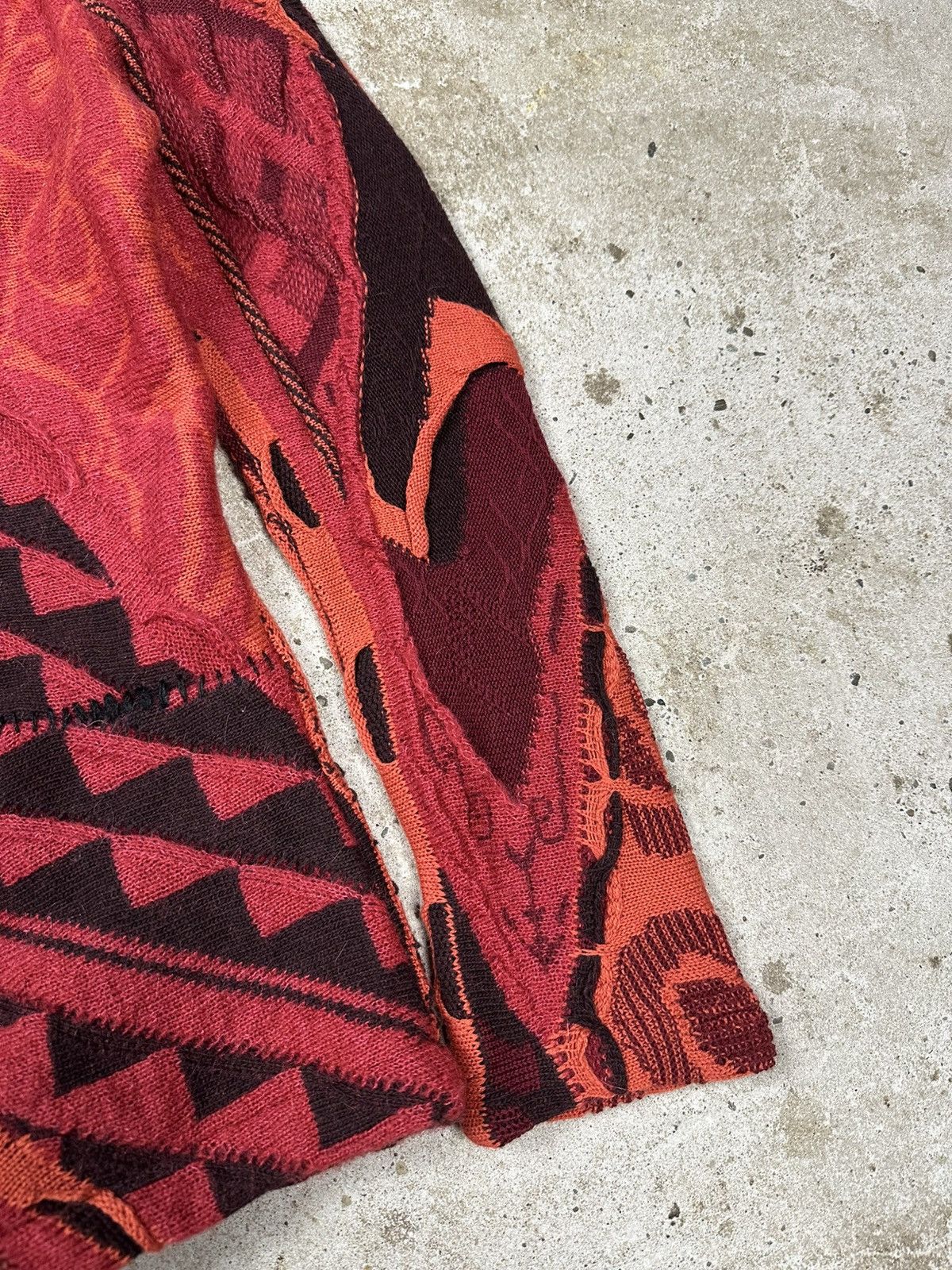 Coogi × Vintage Vintage Y2K Coogi Style Wool Viscose Knit Cardigan Sweater Size US XS / EU 42 / 0 - 3 Thumbnail
