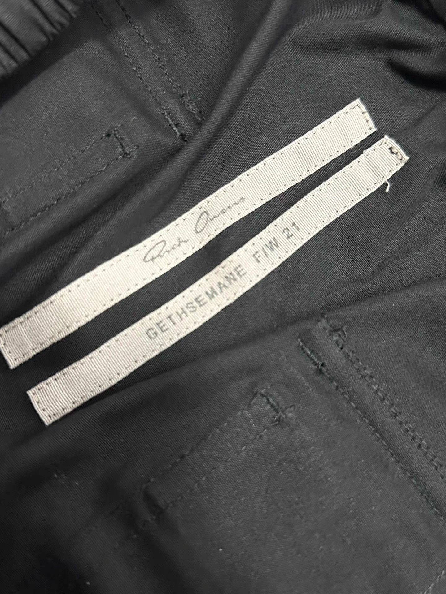 Rick Owens Rick Owens Mainline TE Cropped Drop-Crotch Pants K34 Size US 36 / EU 52 - 3 Thumbnail