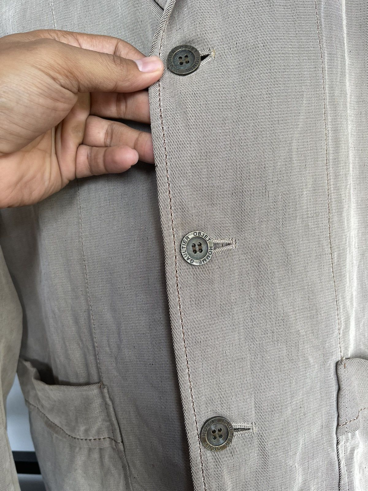 Gaultier Homme Objet Vintage Rare Design Gaultier Homme Object Coat Size US M / EU 48-50 / 2 - 6 Thumbnail