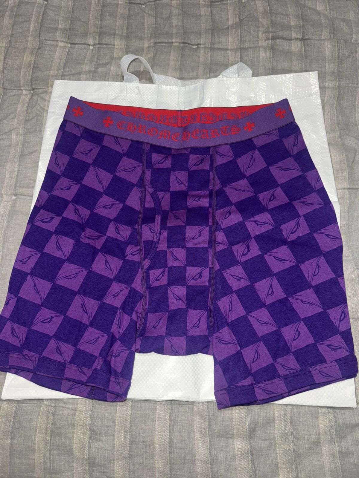 Chrome Hearts Chrome Hearts Classic Rib Boxer 99 Eyes Purple | Grailed